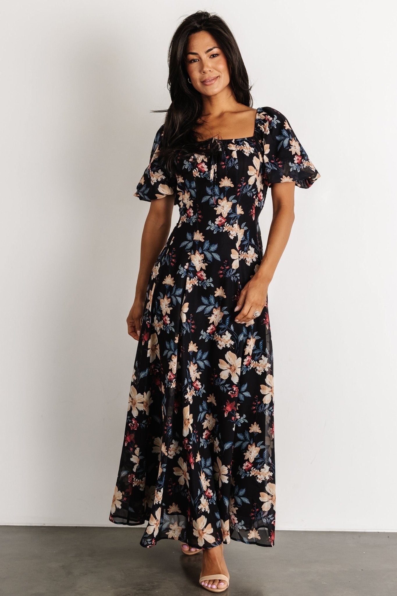 Raelynn Maxi Dress | Black Floral Sale Low Cost