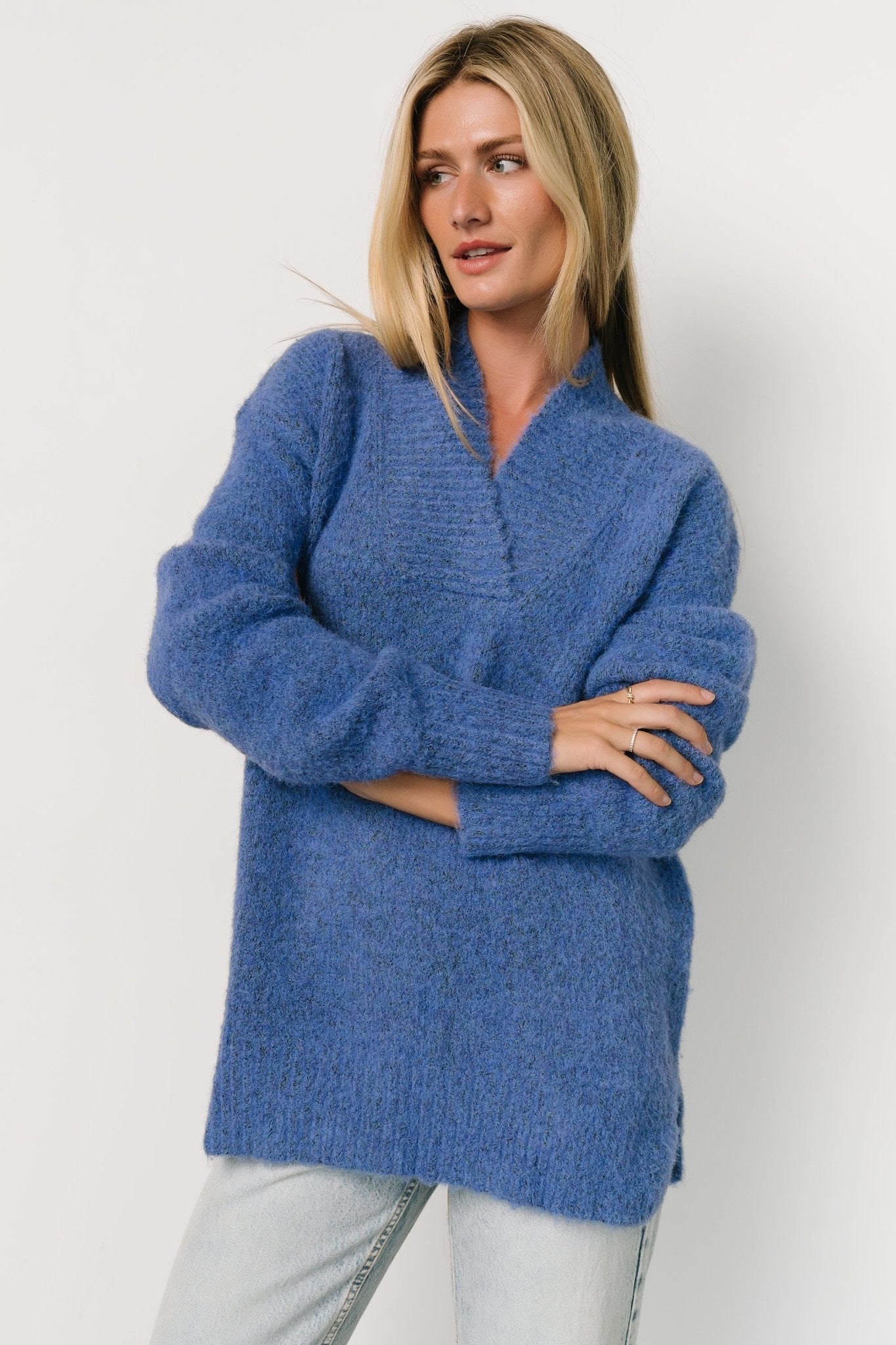 Calgary Oversized Sweater | Blue Cheap Best Seller