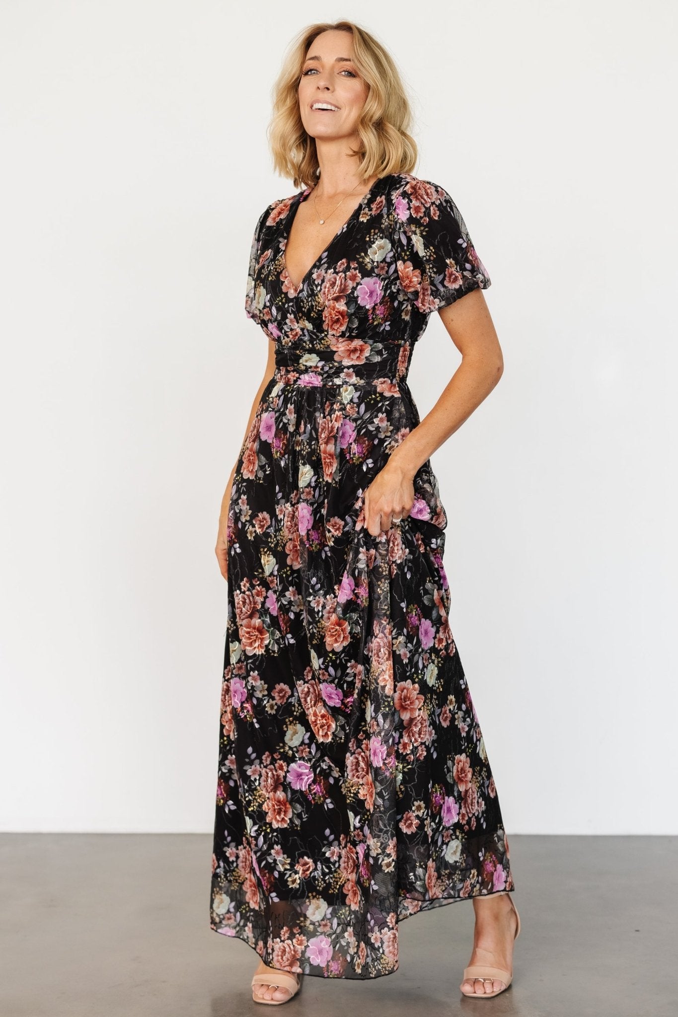 Ardley Maxi Dress | Black Multi Floral Free Shipping Sast