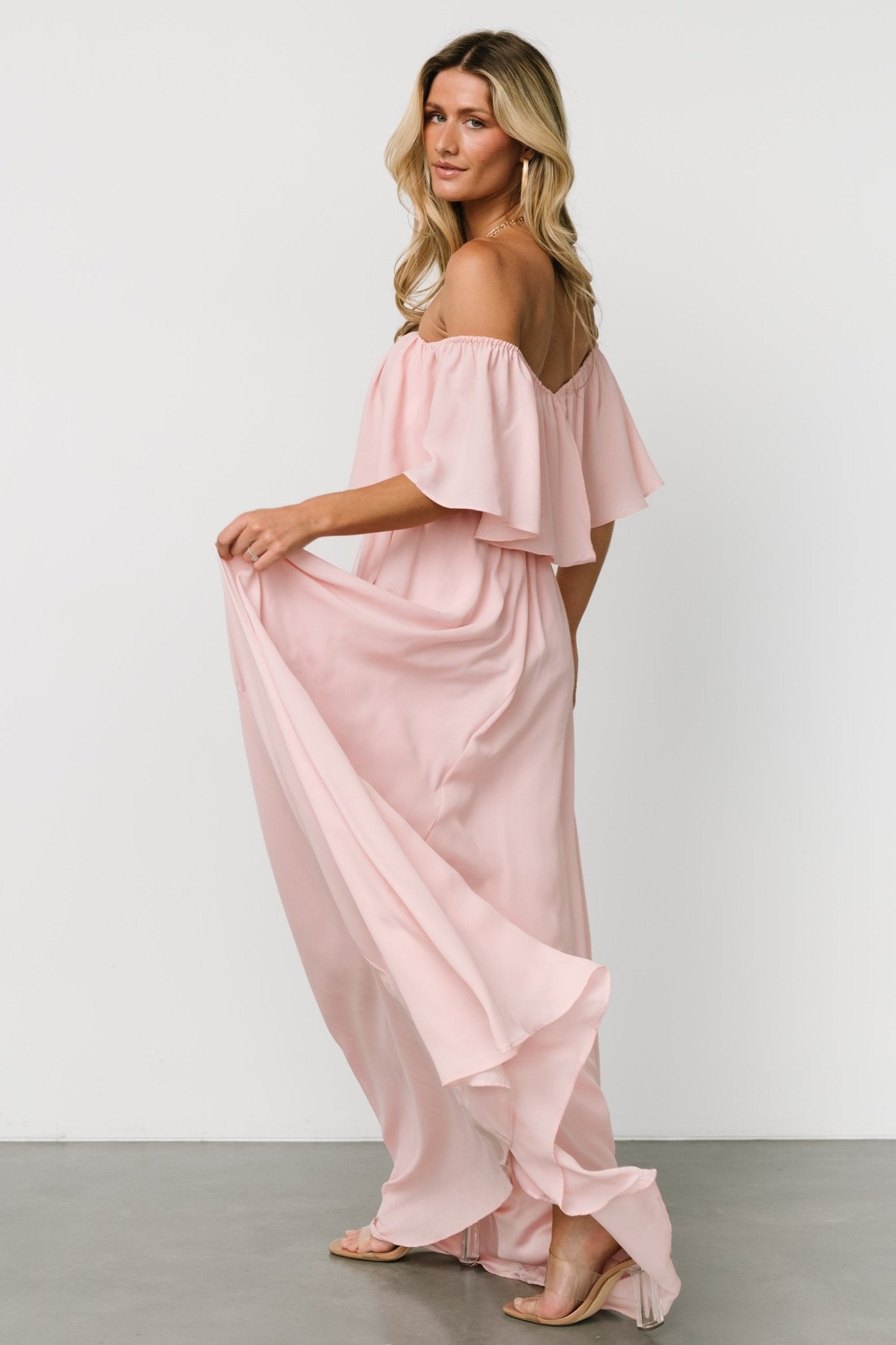 Diana Off Shoulder Maxi Dress | Blush Outlet Find Great