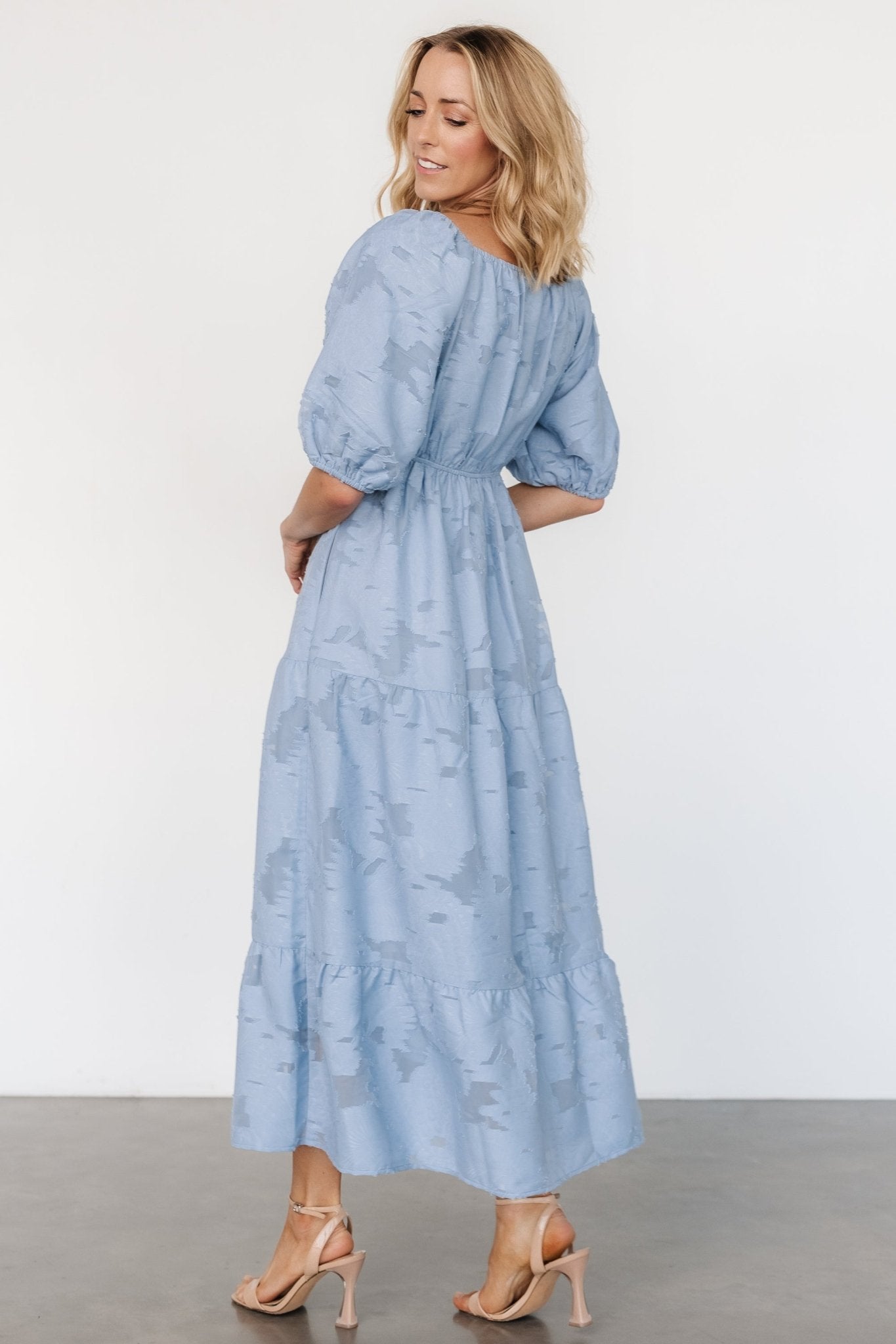 Hayward Dress | Dusty Blue Cheap Sale Buy