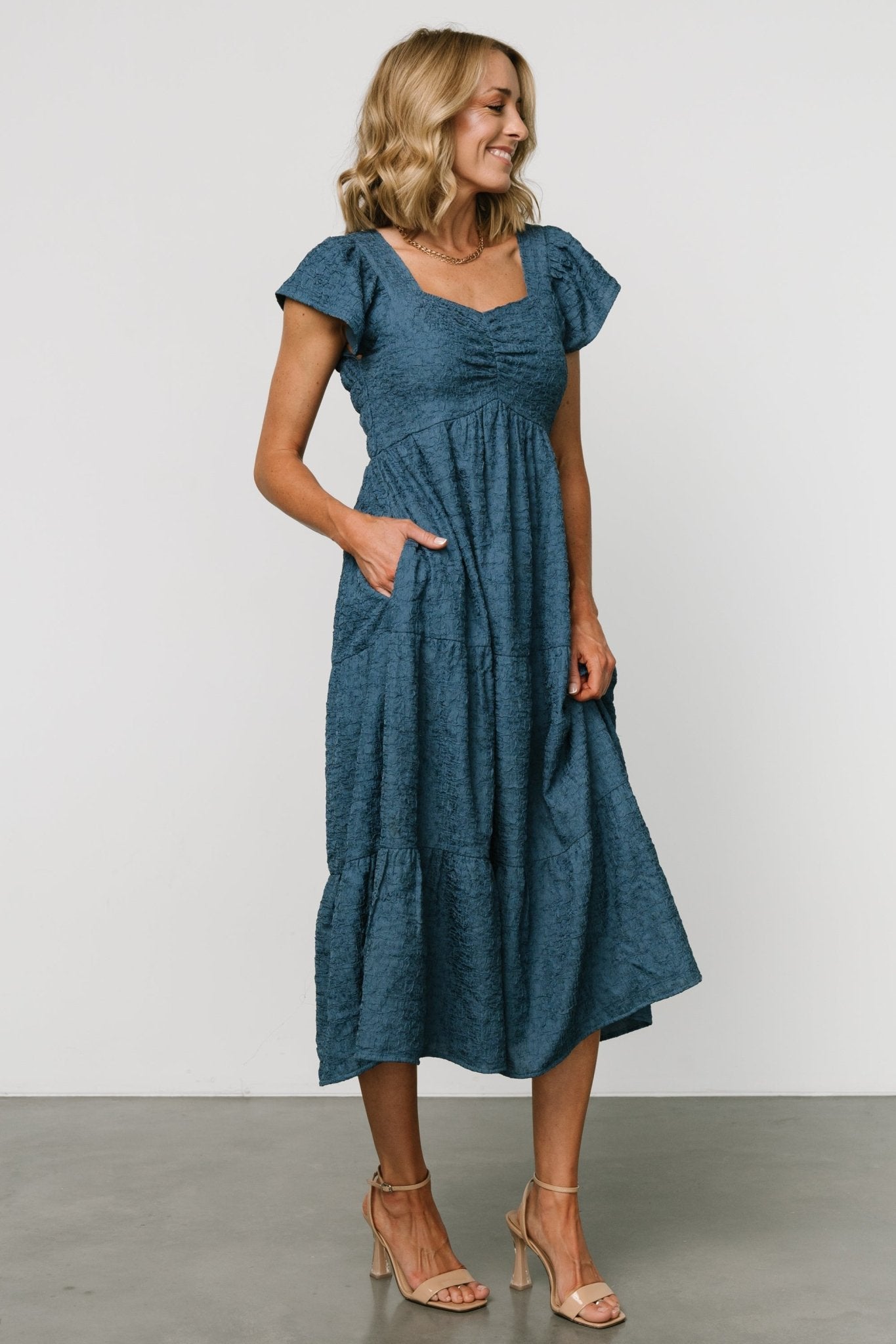 Kesler Midi Dress | Blue New Arrival For Sale