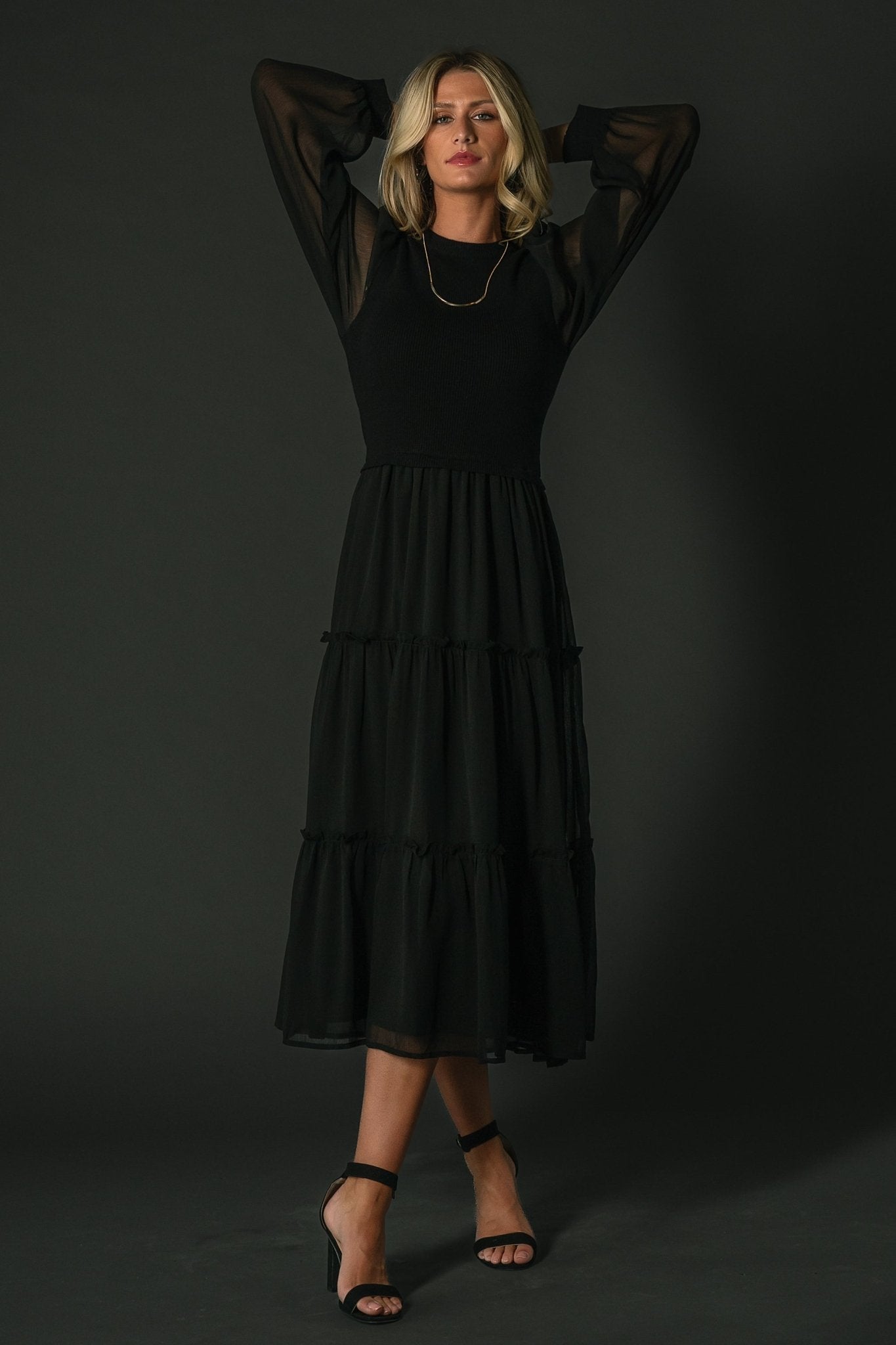 Remi Ribbed Maxi Dress | Black Outlet Official