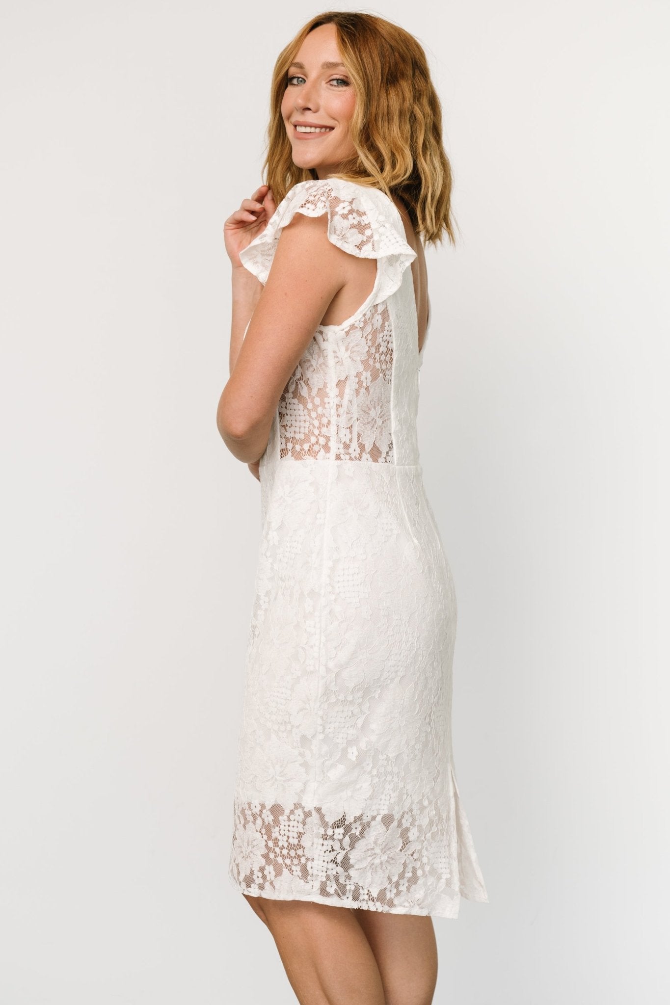 Kimber Lace Dress | Off White Buy Cheap Nicekicks