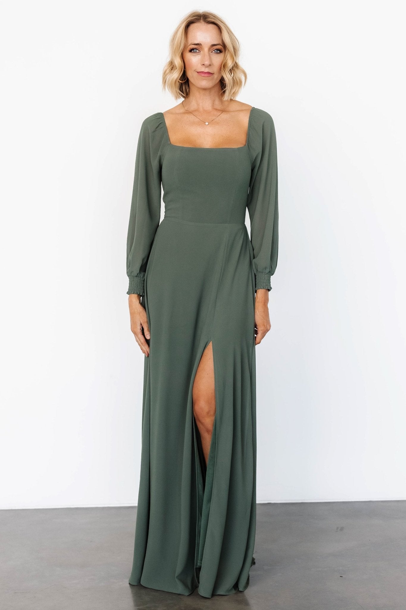 Giselle Maxi Dress | Dark Sage Cheap Sale With Paypal