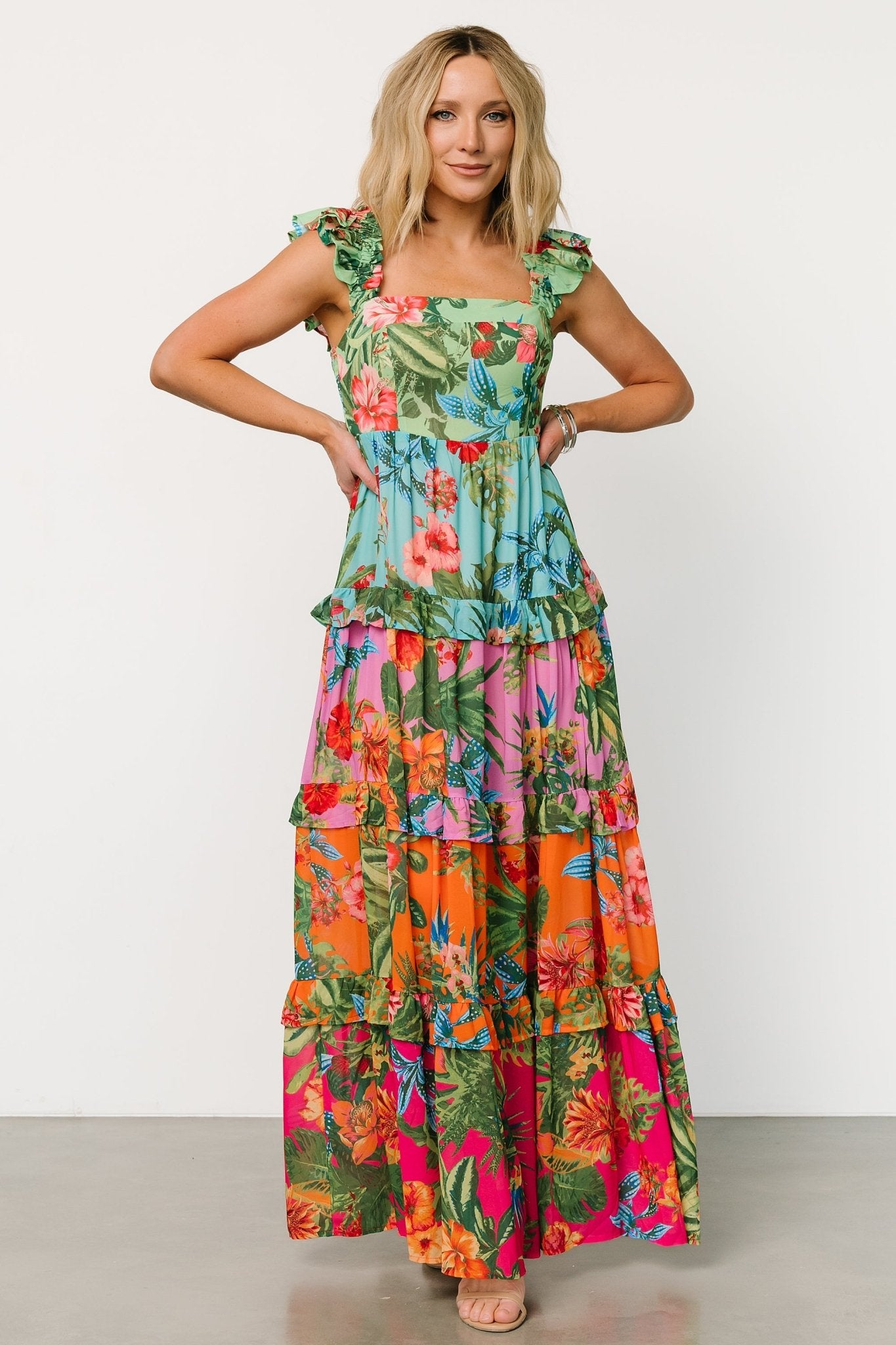 Sundara Tiered Maxi Dress | Multi 2025 Unisex Online