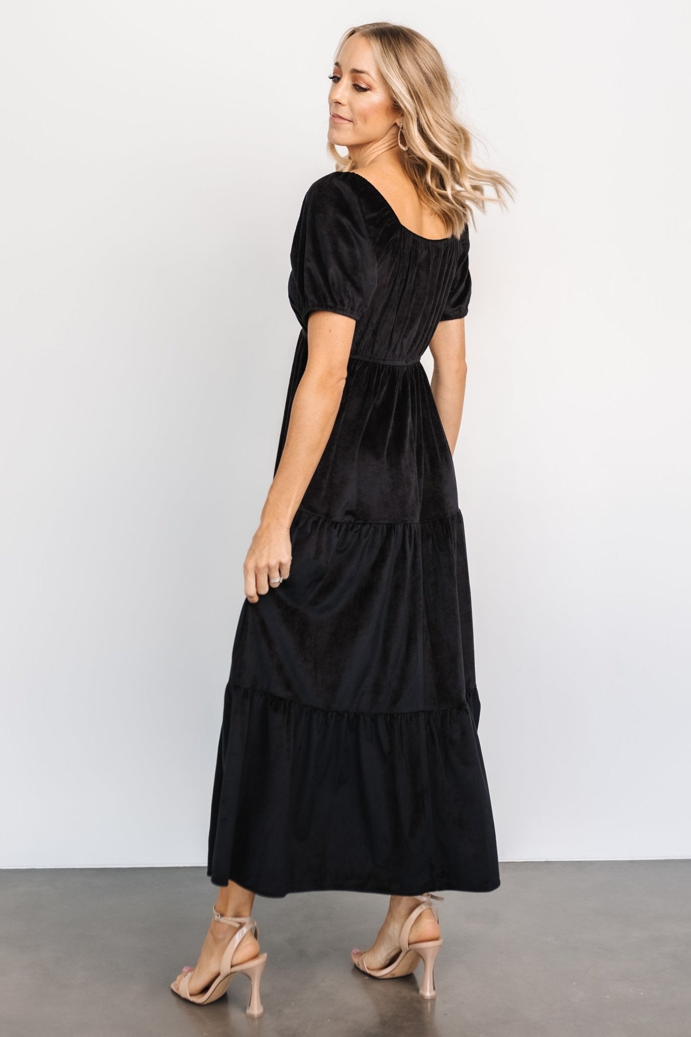 Kenli Velvet Maxi Dress | Black Cheap Sale Newest