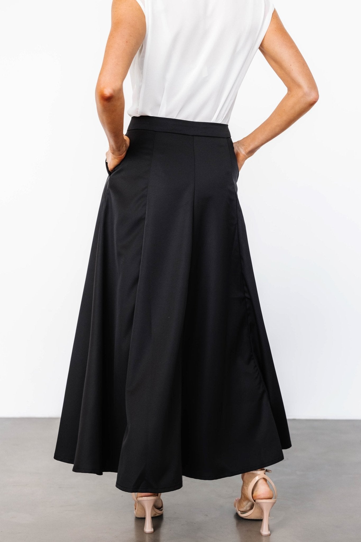 Shaylyn Maxi Skirt | Black Sale Discount