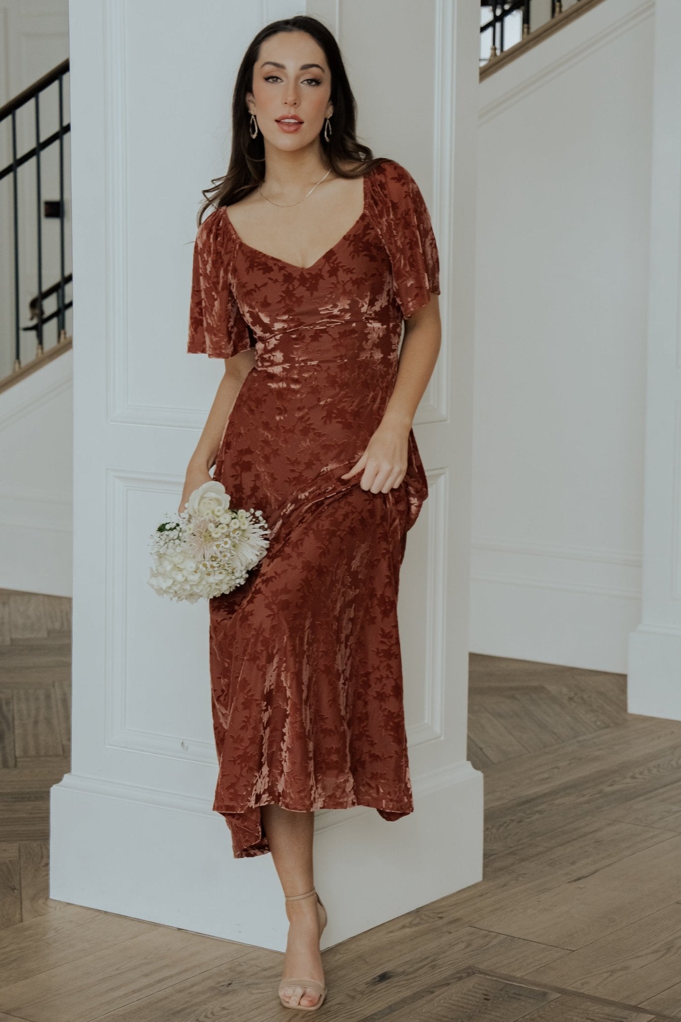 Everley Velvet Maxi Dress | Cinnamon Sale Classic