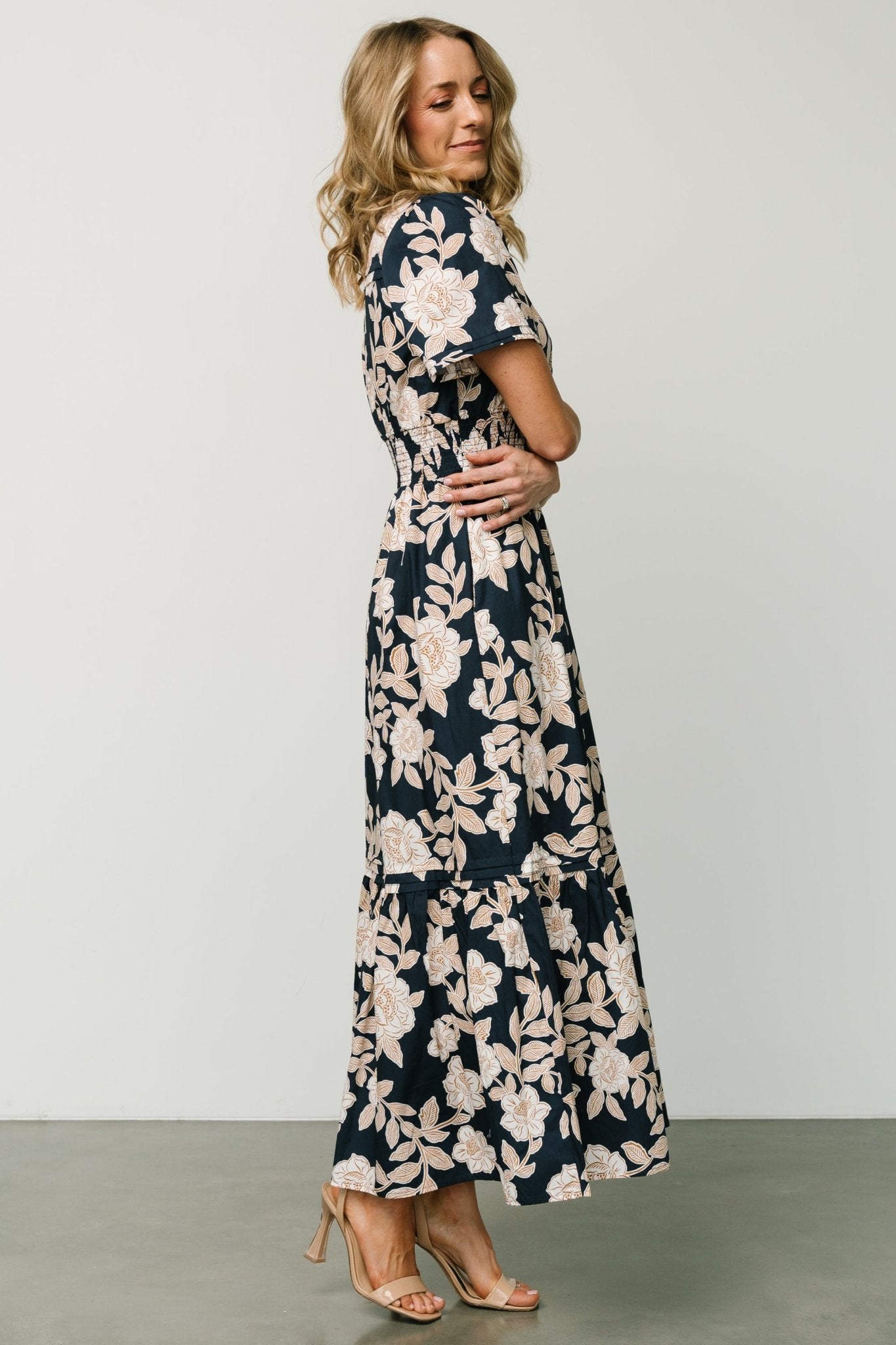 Vera Maxi Dress | Navy Floral Huge Surprise Cheap Online