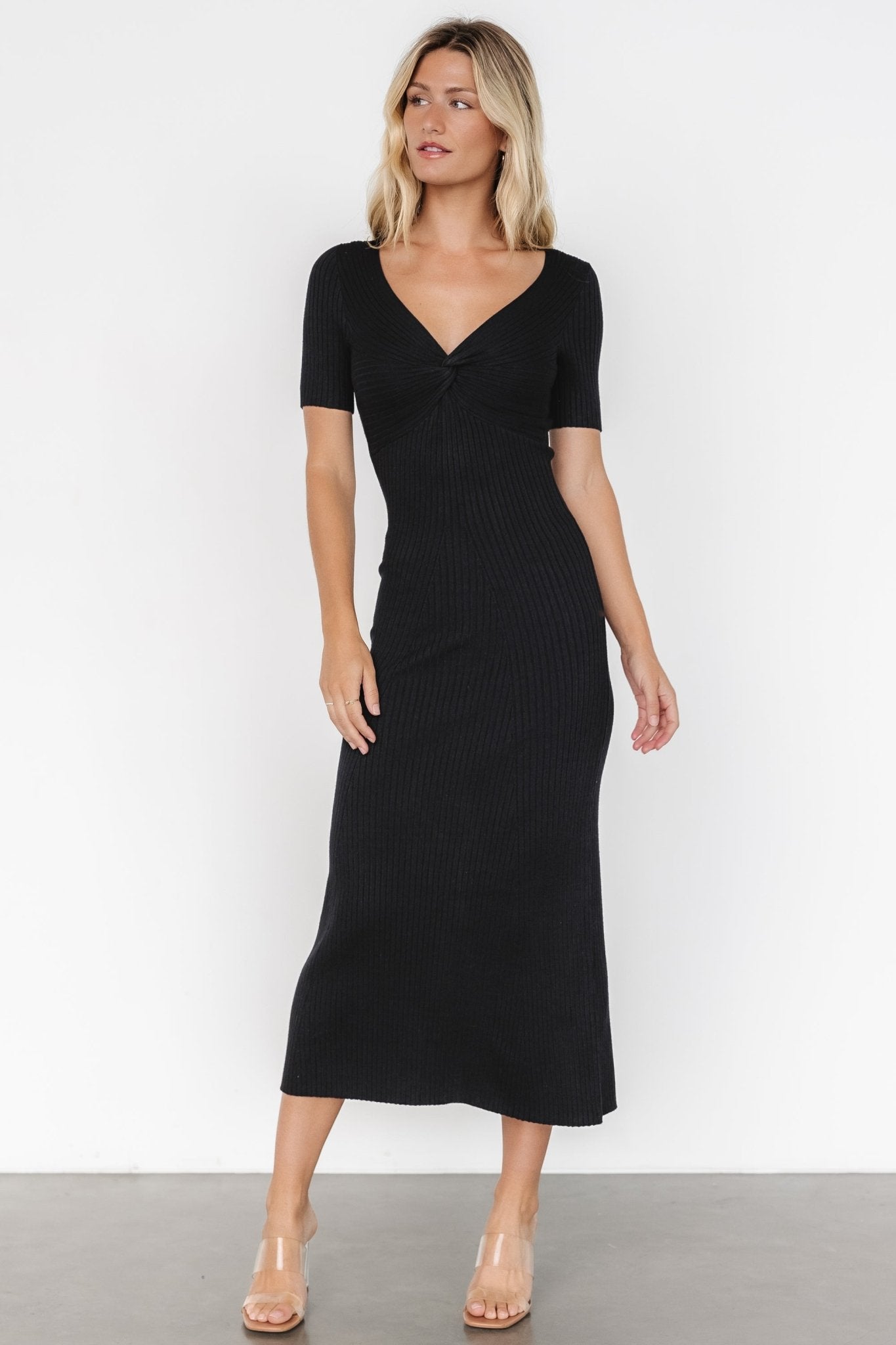 Keren Ribbed Maxi Dress | Black Footlocker Cheap Online