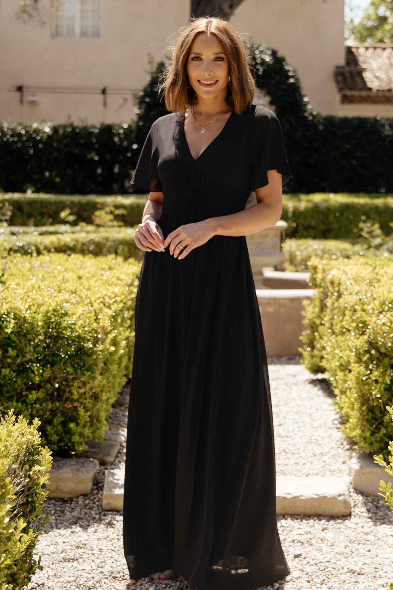 Ramona Maxi Dress | Black Free Shipping Wholesale Pice