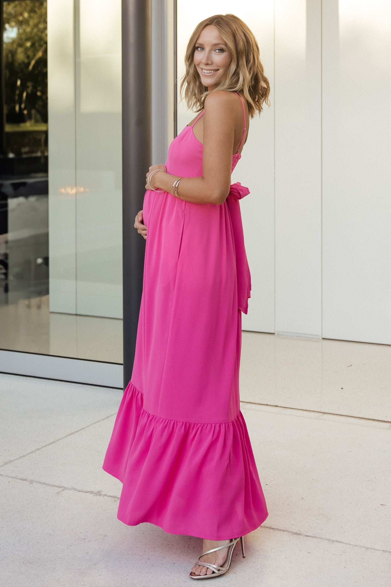 Regan Tank Maxi Dress | Fuchsia Best Seller