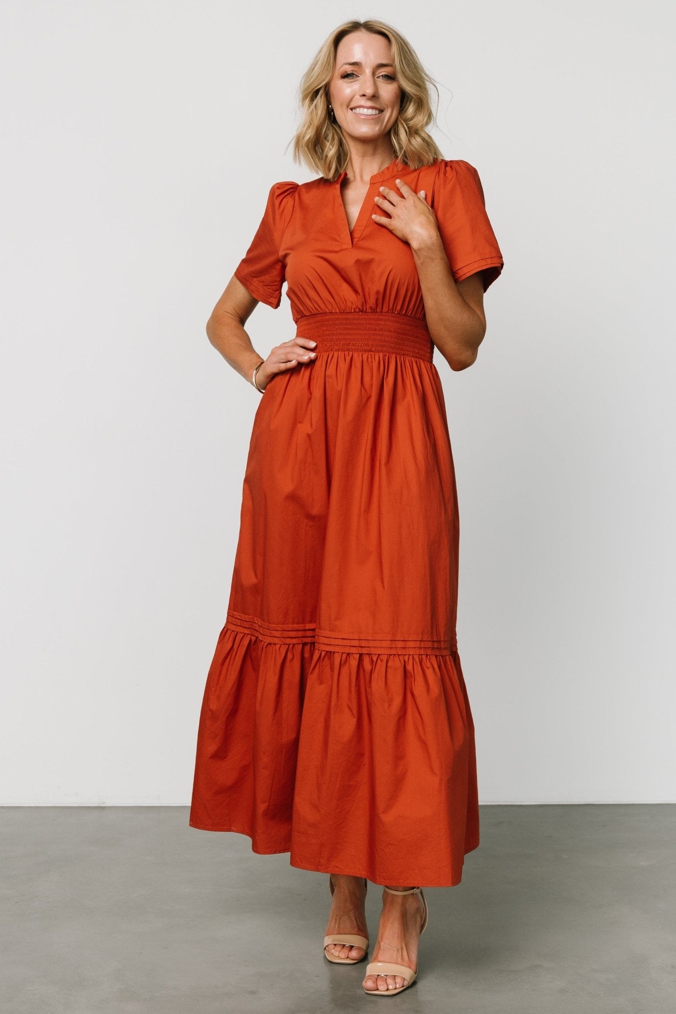 Vera Maxi Dress | Deep Rust 2025 Newest