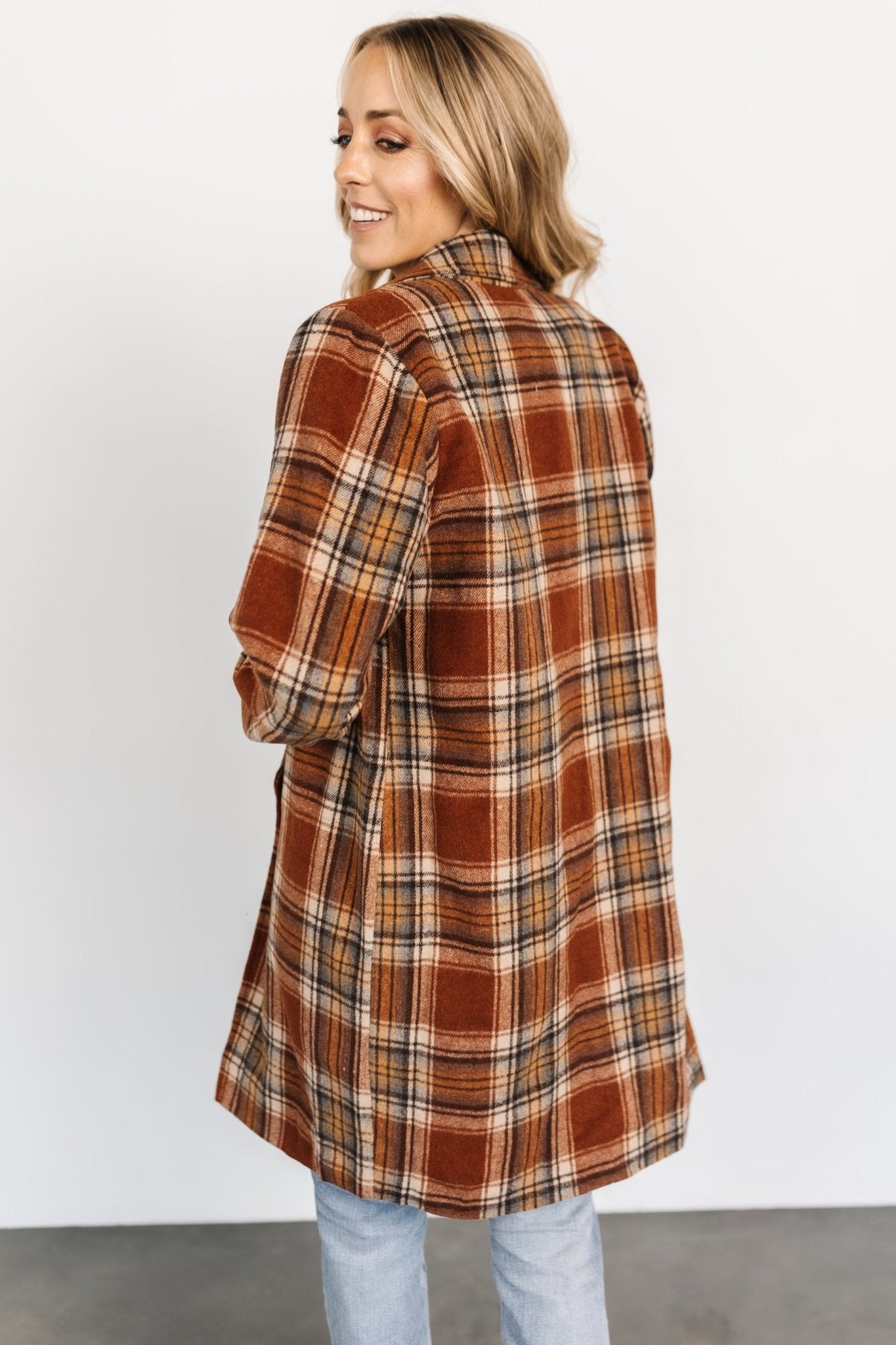 Tetonia Plaid Shacket | Copper Multi Authentic