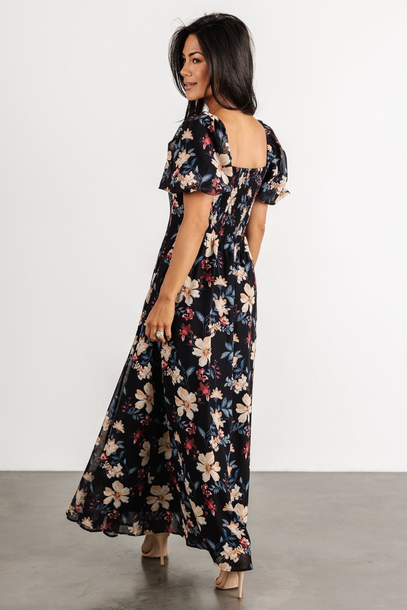 Raelynn Maxi Dress | Black Floral Sale Low Cost