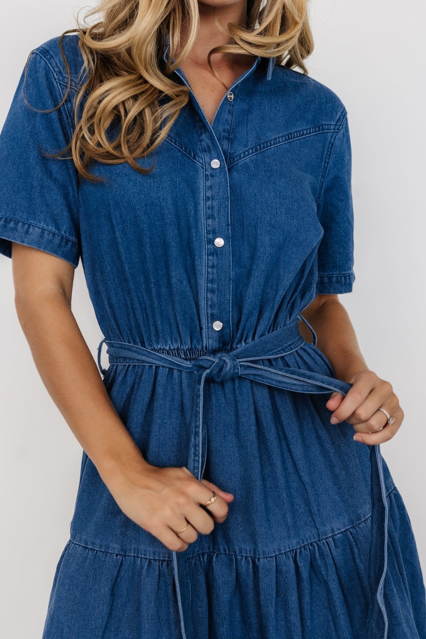 Henrietta Midi Dress | Denim Blue Where To Buy