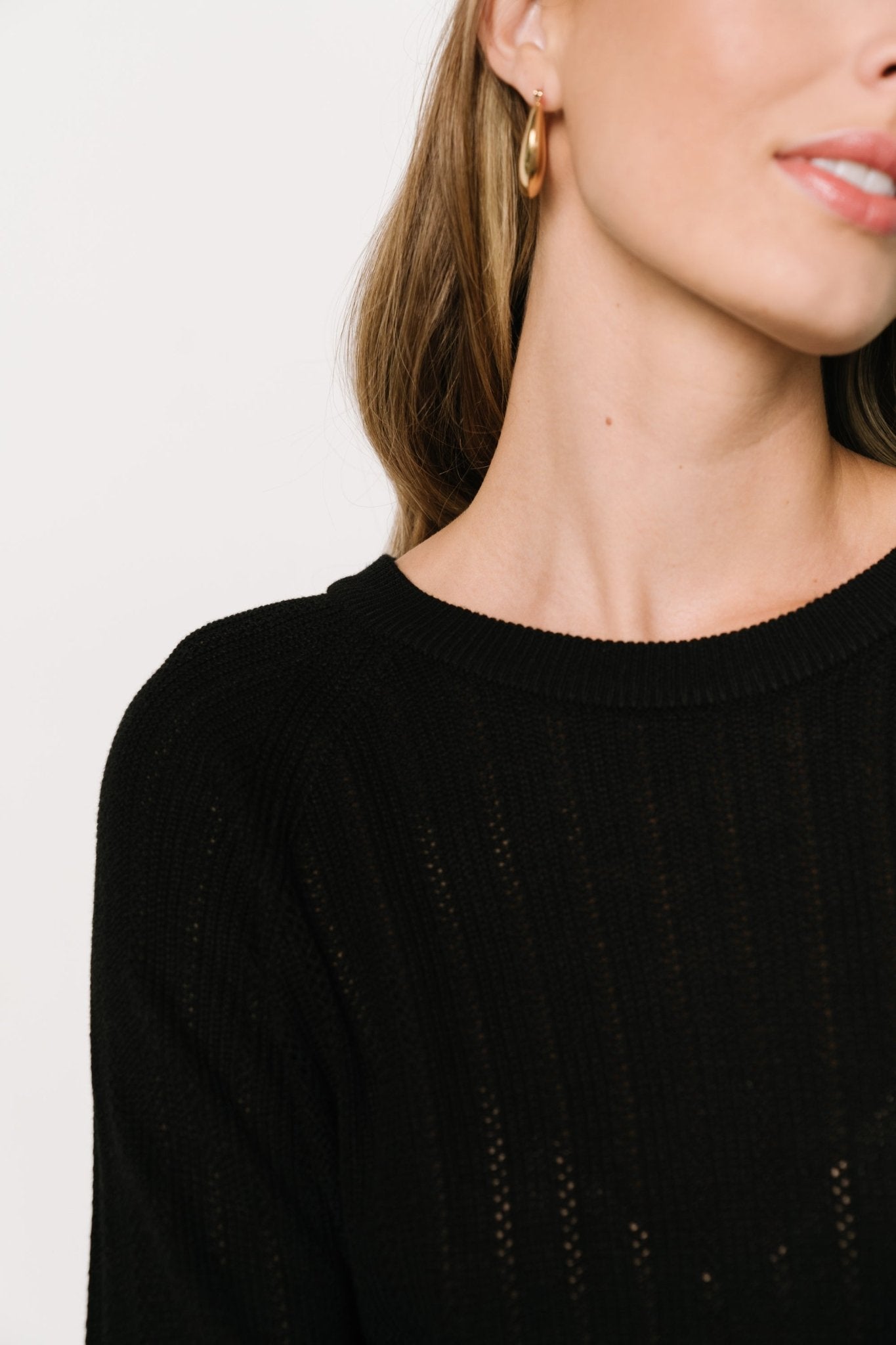 Alix Knit Sweater Top | Black Buy Cheap Best Store To Get