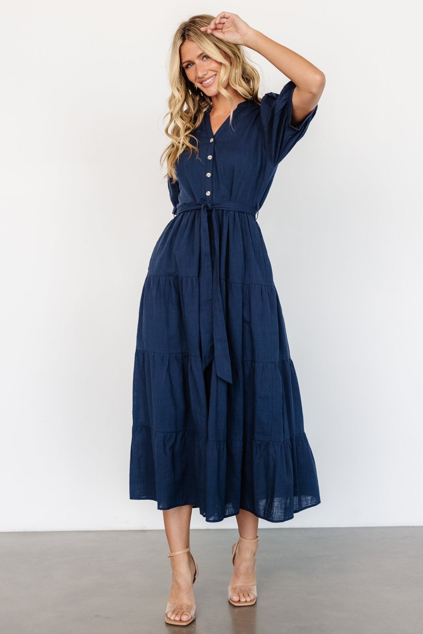 Camille Maxi Dress | Navy Discount Best