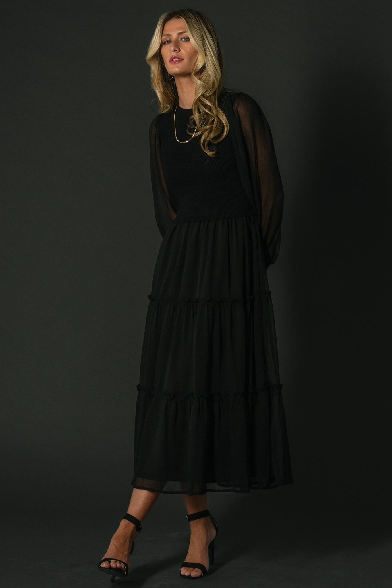 Remi Ribbed Maxi Dress | Black Outlet Official