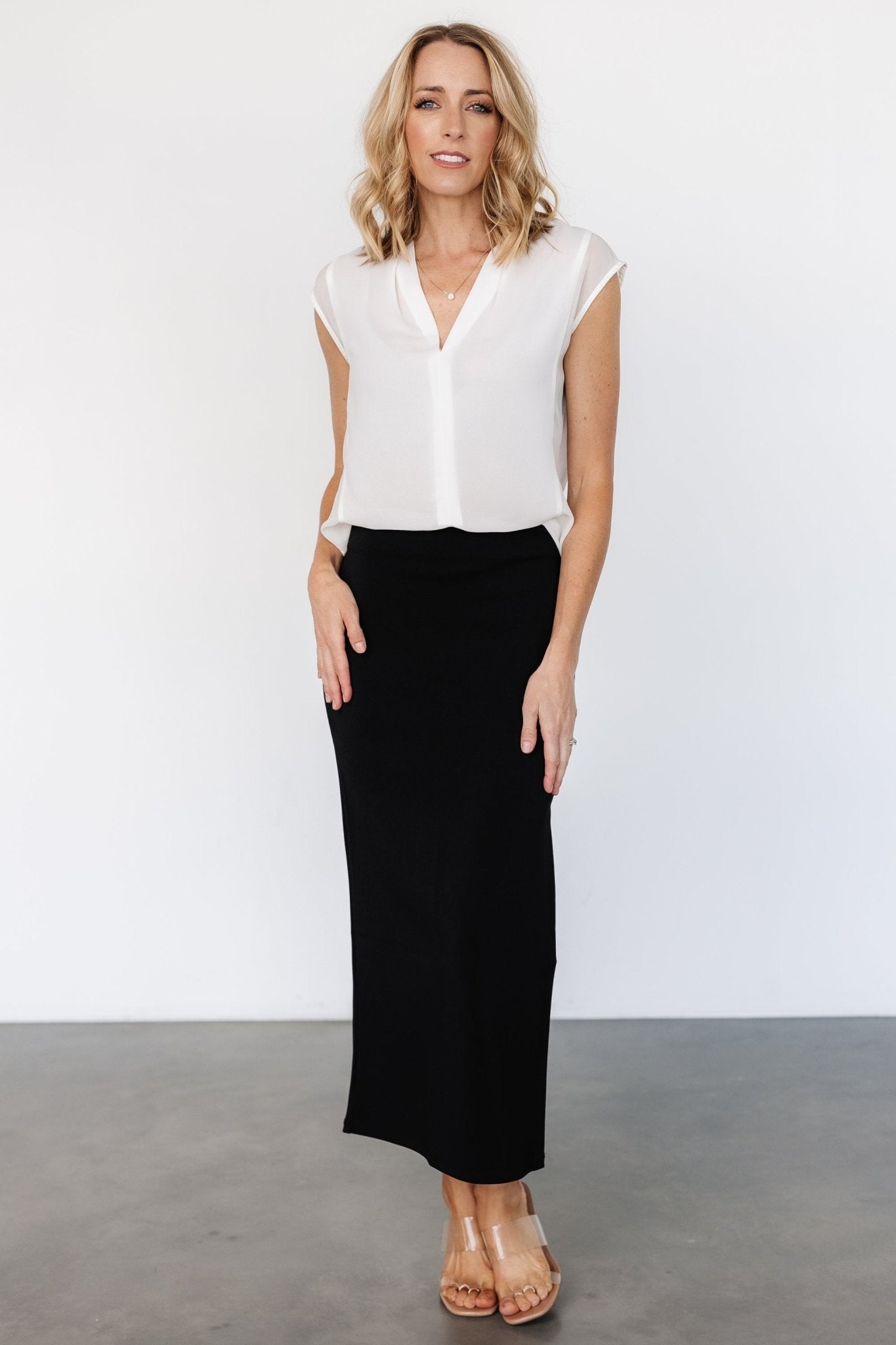 Pembroke Pencil Skirt | Black Sale For Nice