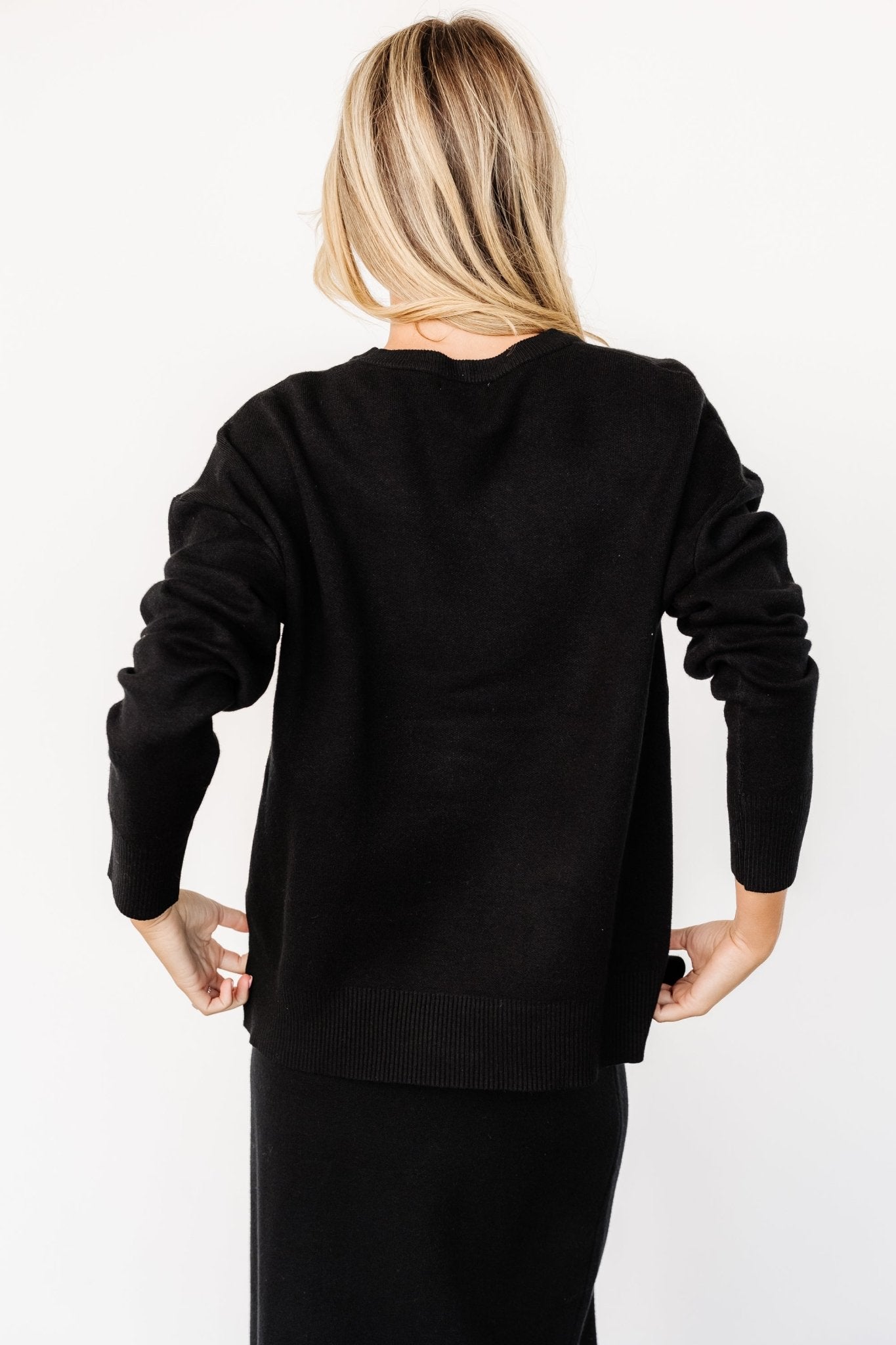 Laurent Sweater | Black Reliable