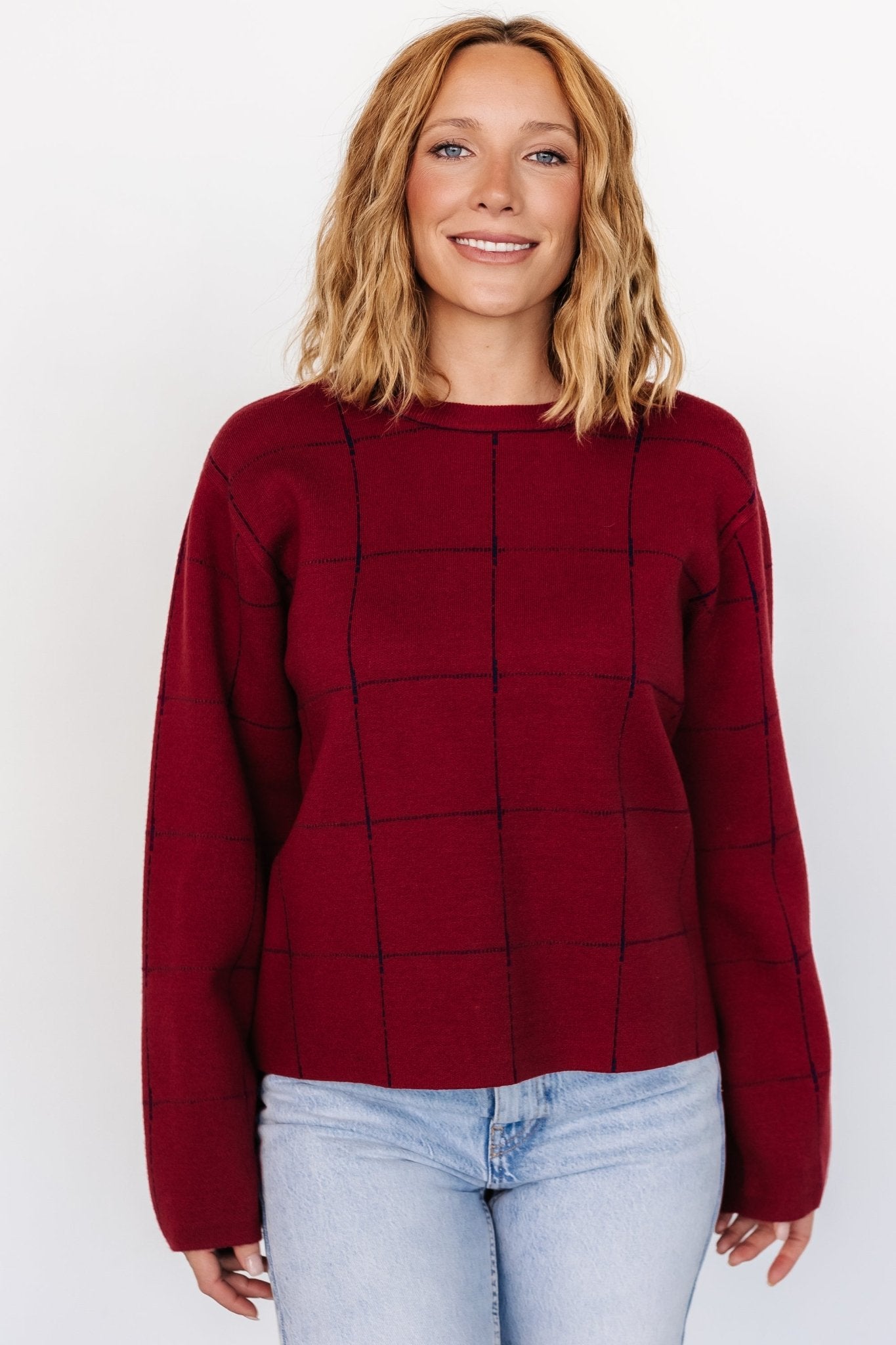 Remington Sweater | Red + Navy Sale 100% Guaranteed