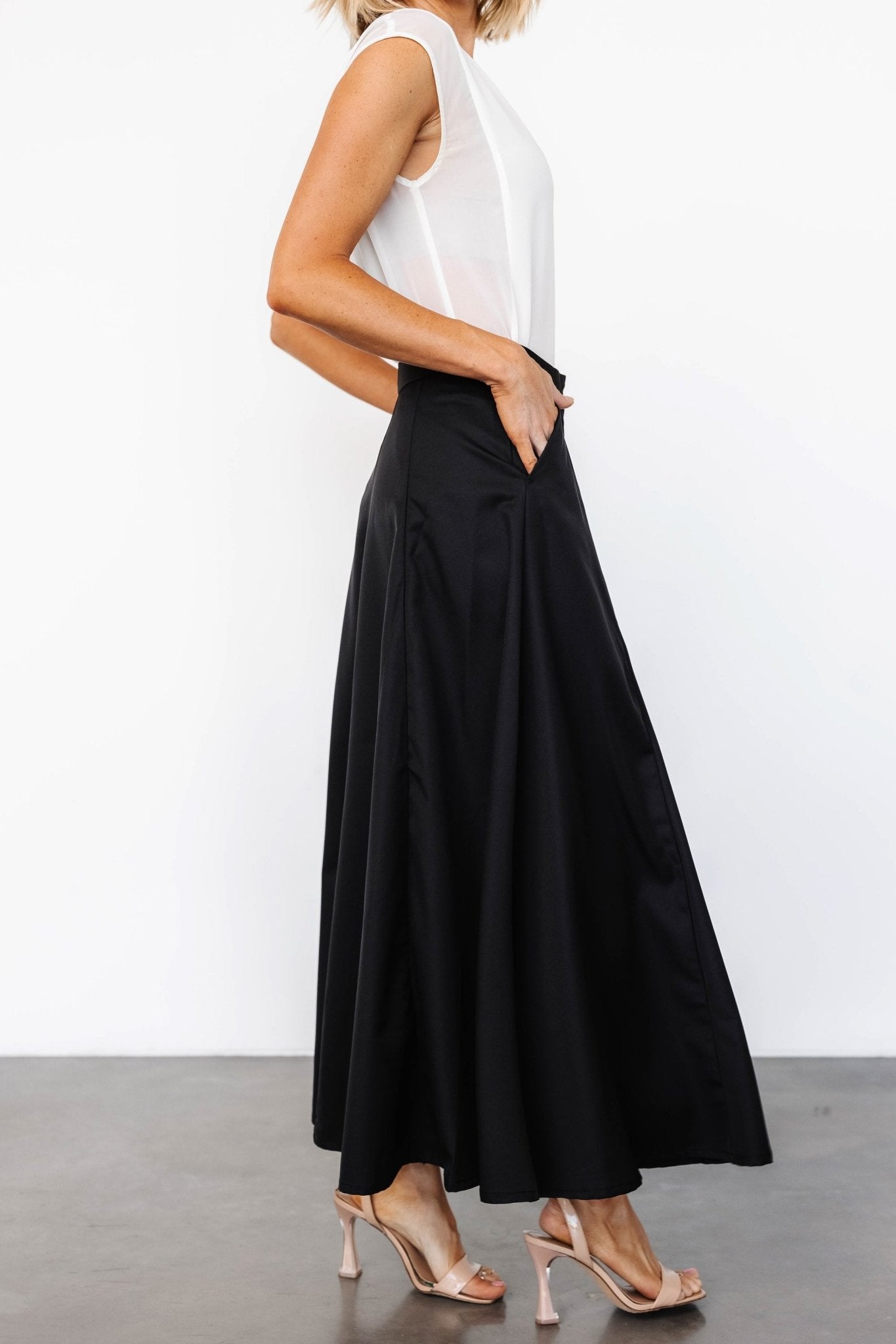 Shaylyn Maxi Skirt | Black Sale Discount