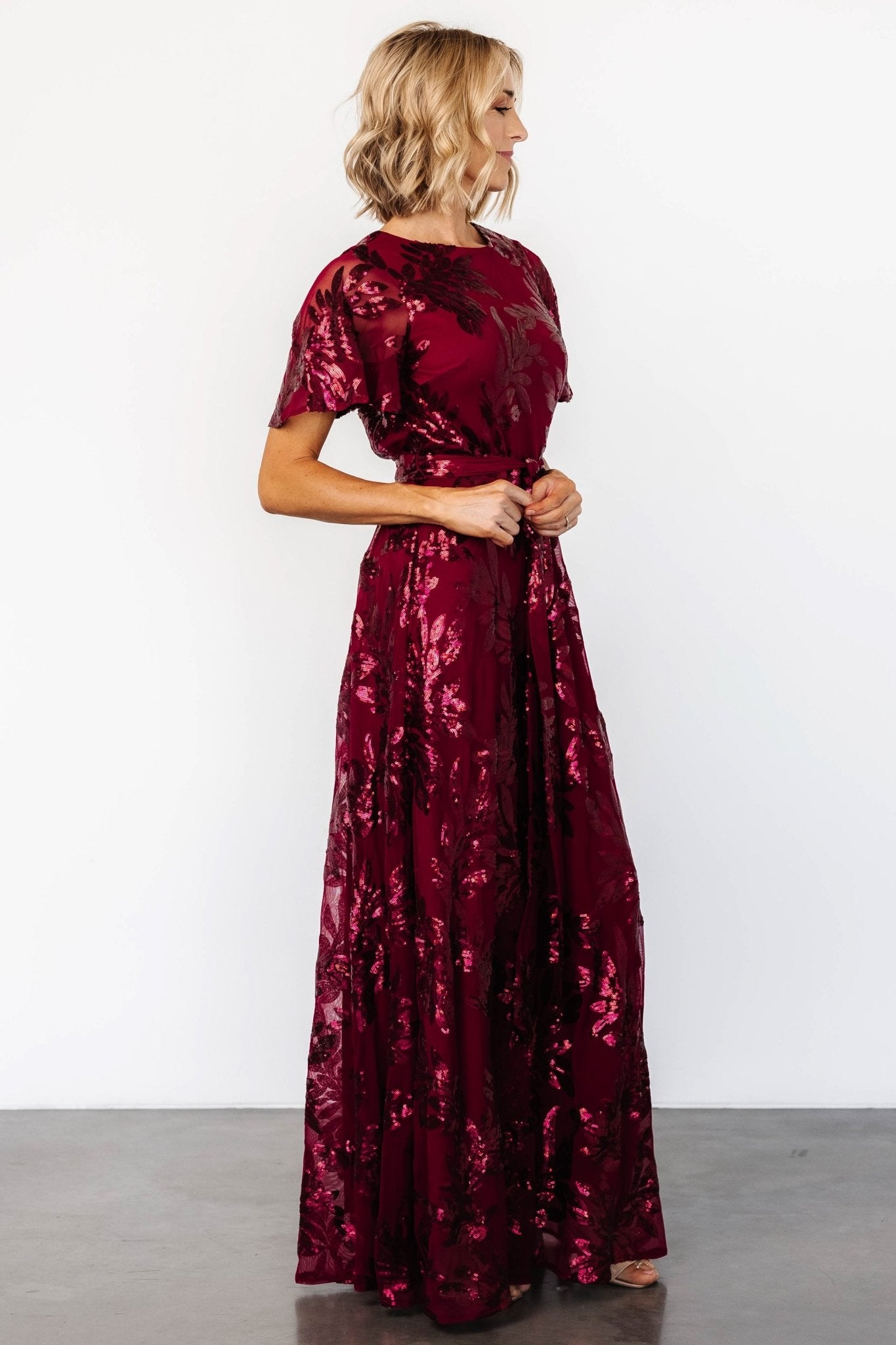 Muse Sequin Maxi Dress | Wine Outlet Big Discount