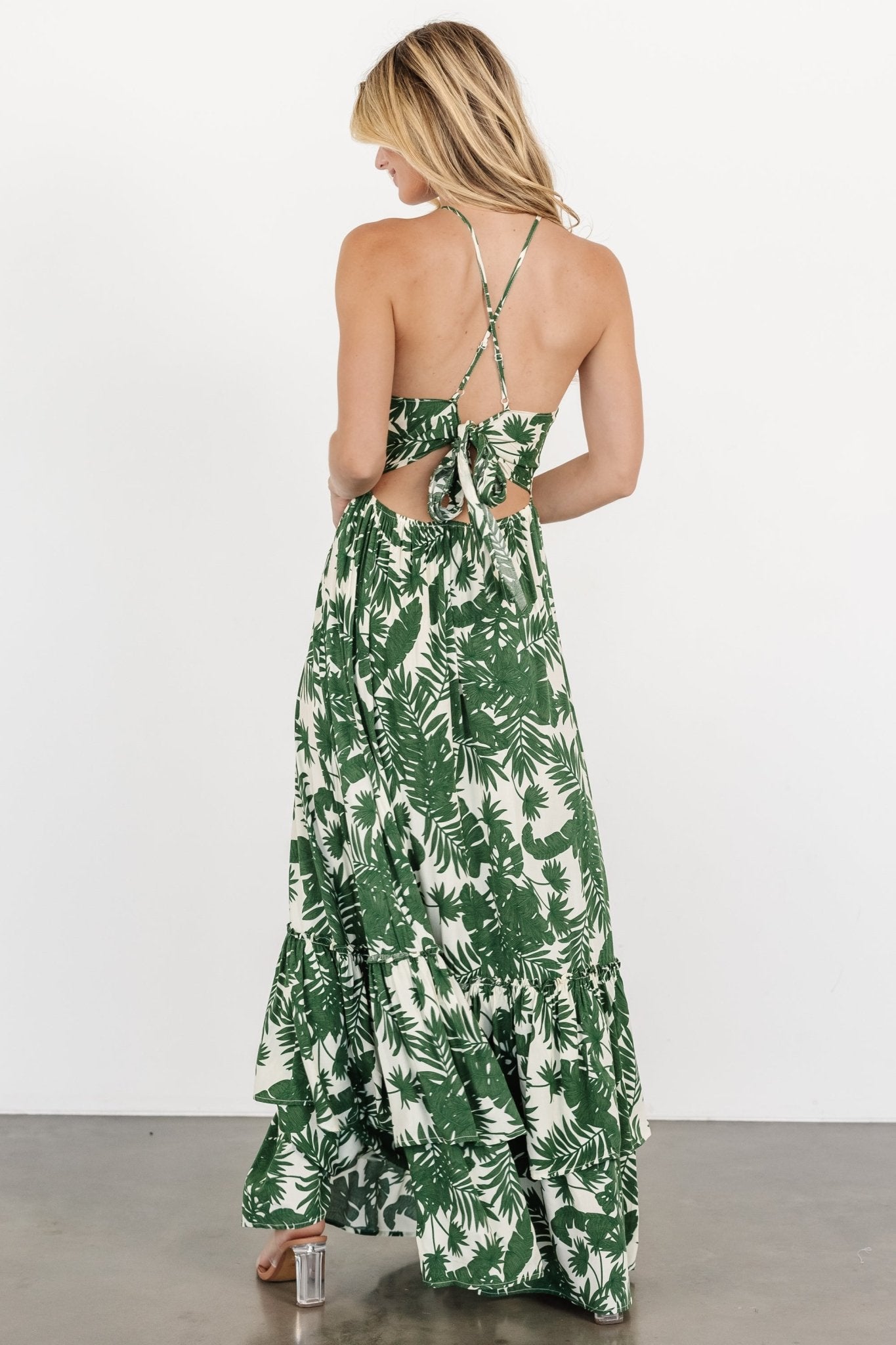 Indio Maxi Dress | Green Print Geniue Stockist Cheap Online