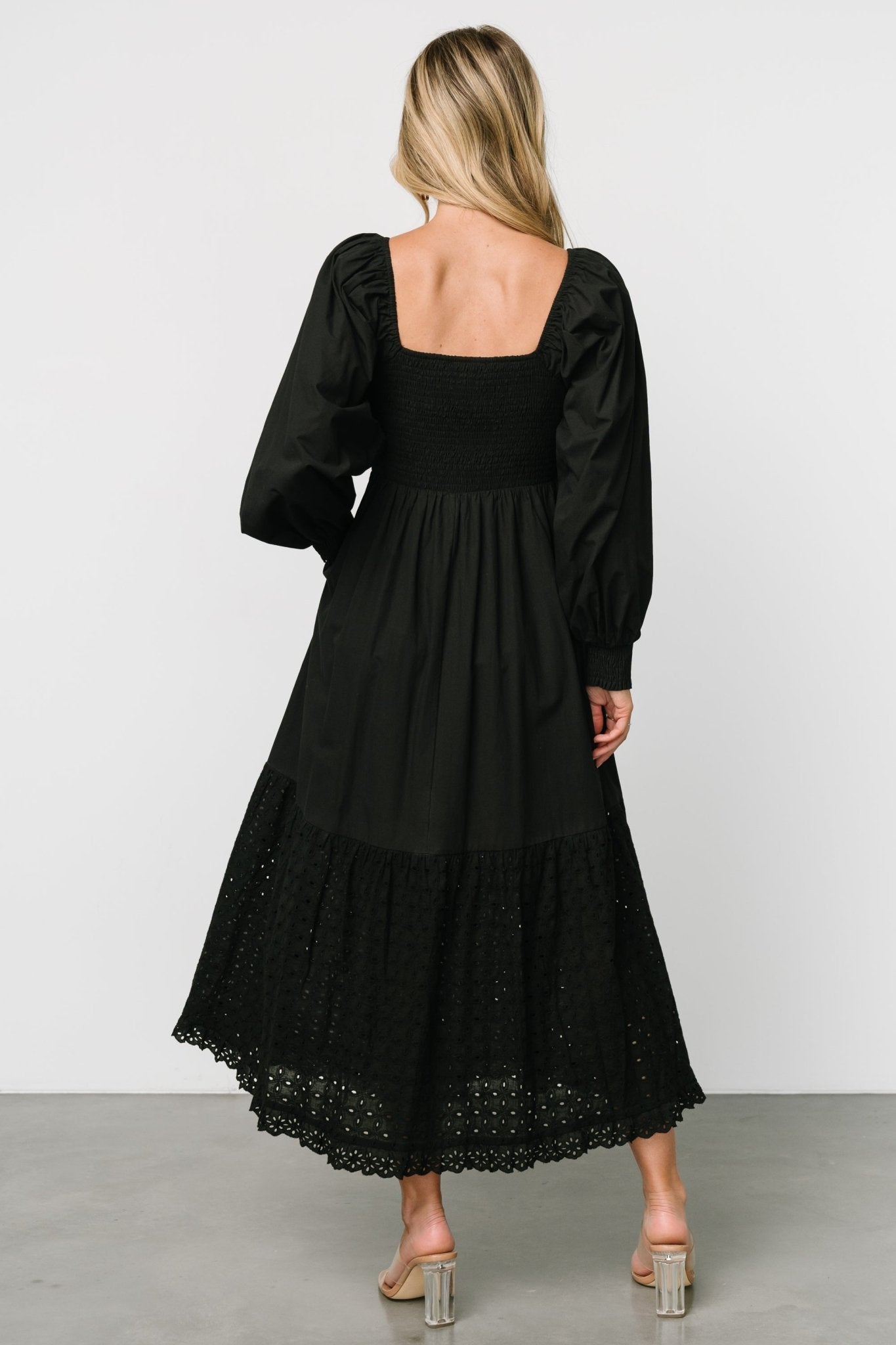 Chandler Eyelet Maxi Dress | Black Big Discount Online