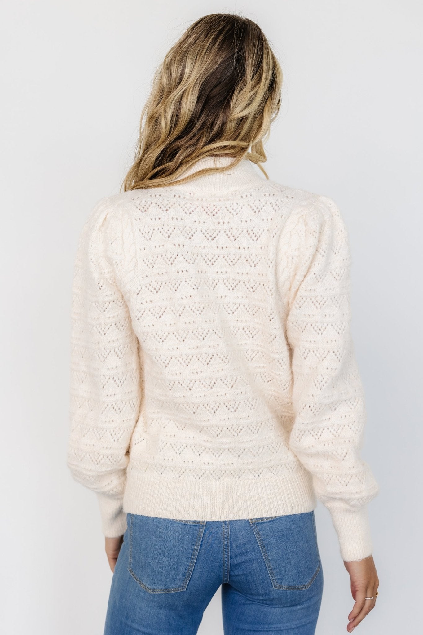 Grayson Sweater | Cream Clearance Manchester Great Sale