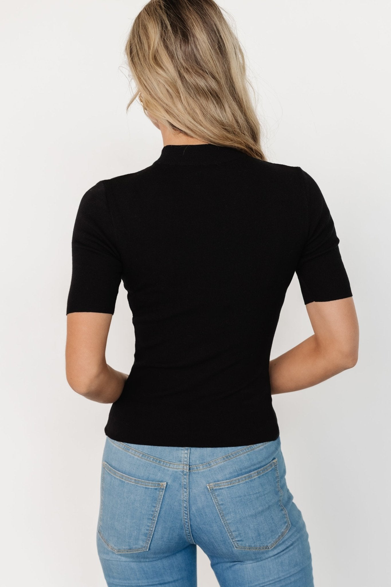 Libby Knit Top | Black Outlet Genuine