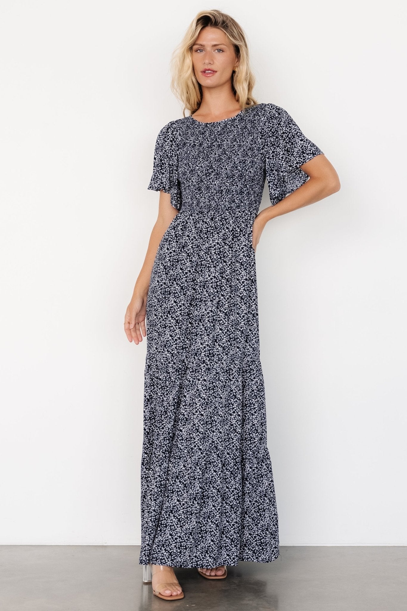 Eliza Maxi Dress | Midnight Print Cheapest Pice