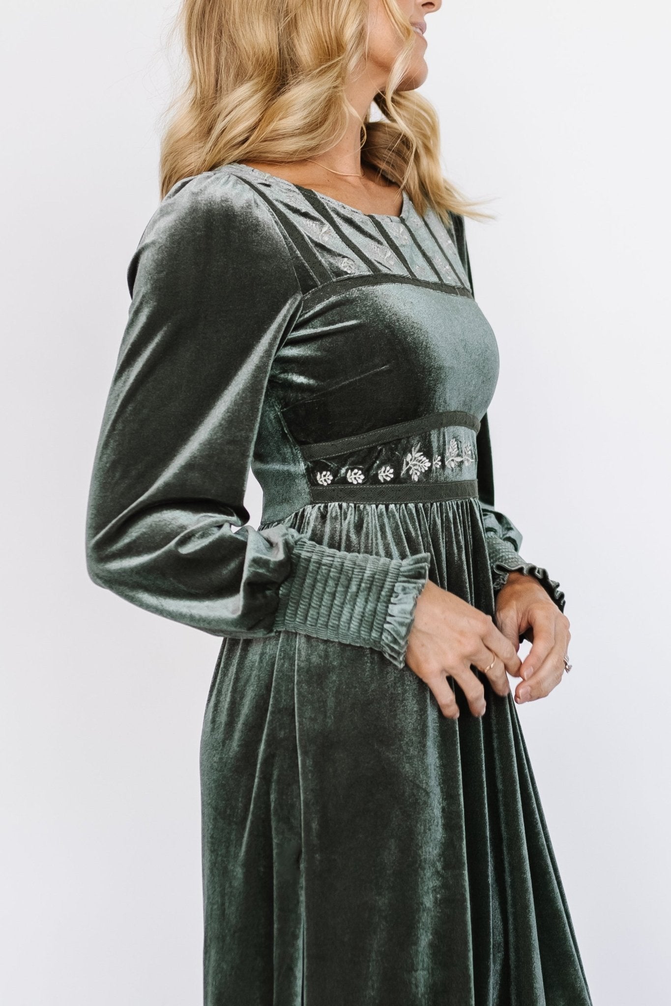 Ingrid Velvet Maxi Dress | Eucalyptus Many Kinds Of Cheap Online