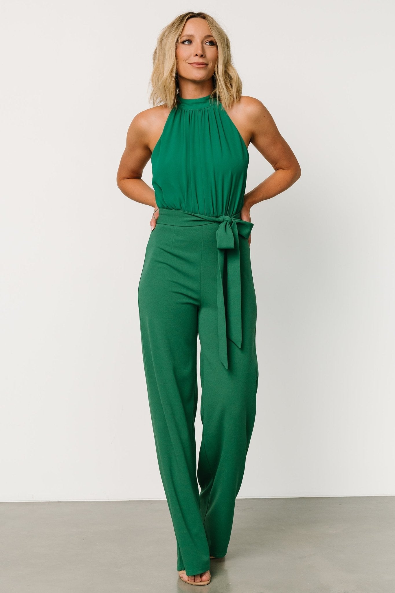 Erin Jumpsuit | Green Best Place Sale Online