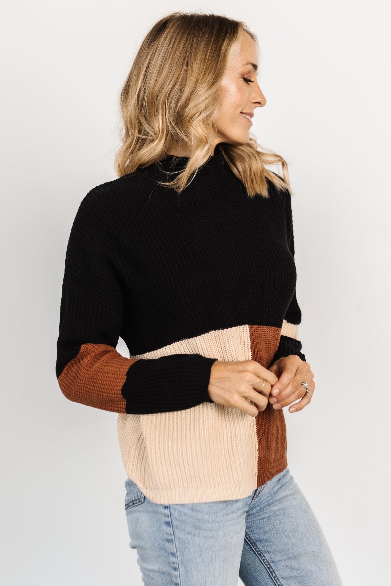 Dawson Knit Sweater | Black Multi Recommend Cheap Pice