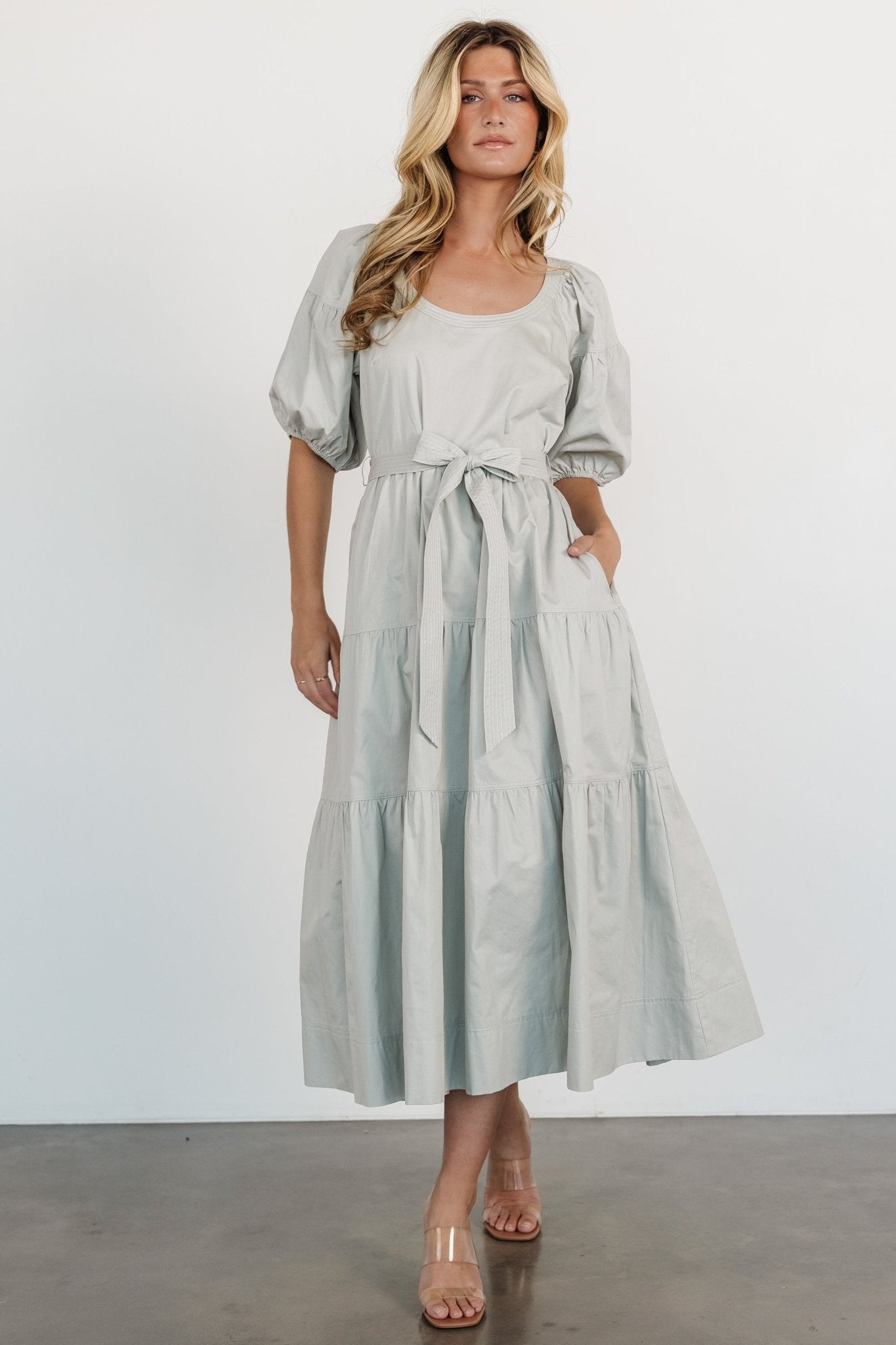 Dorothy Poplin Maxi Dress | Sage Buy Cheap Eastbay