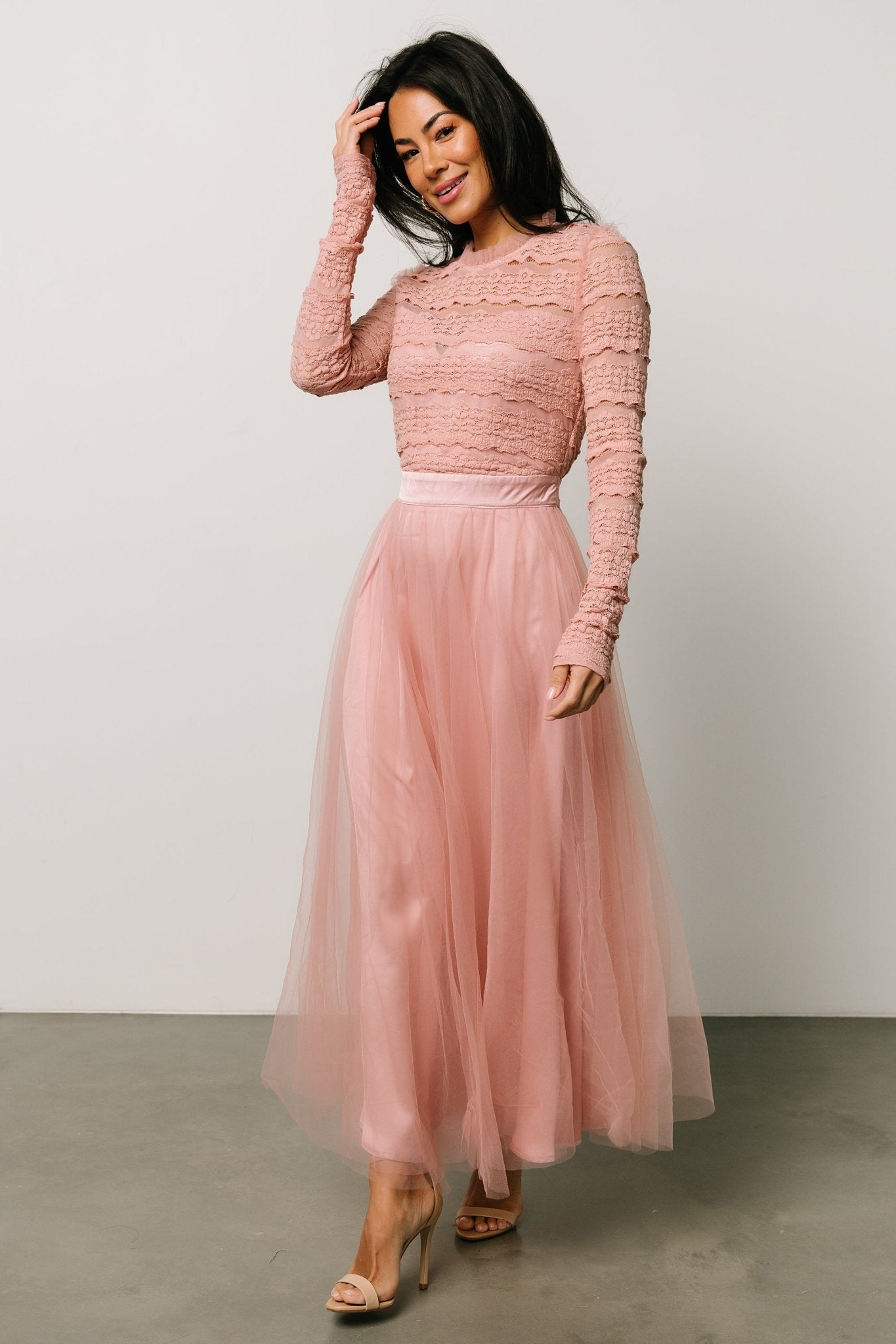 Lonnie Tulle Dress | Blush For Sale Official Site