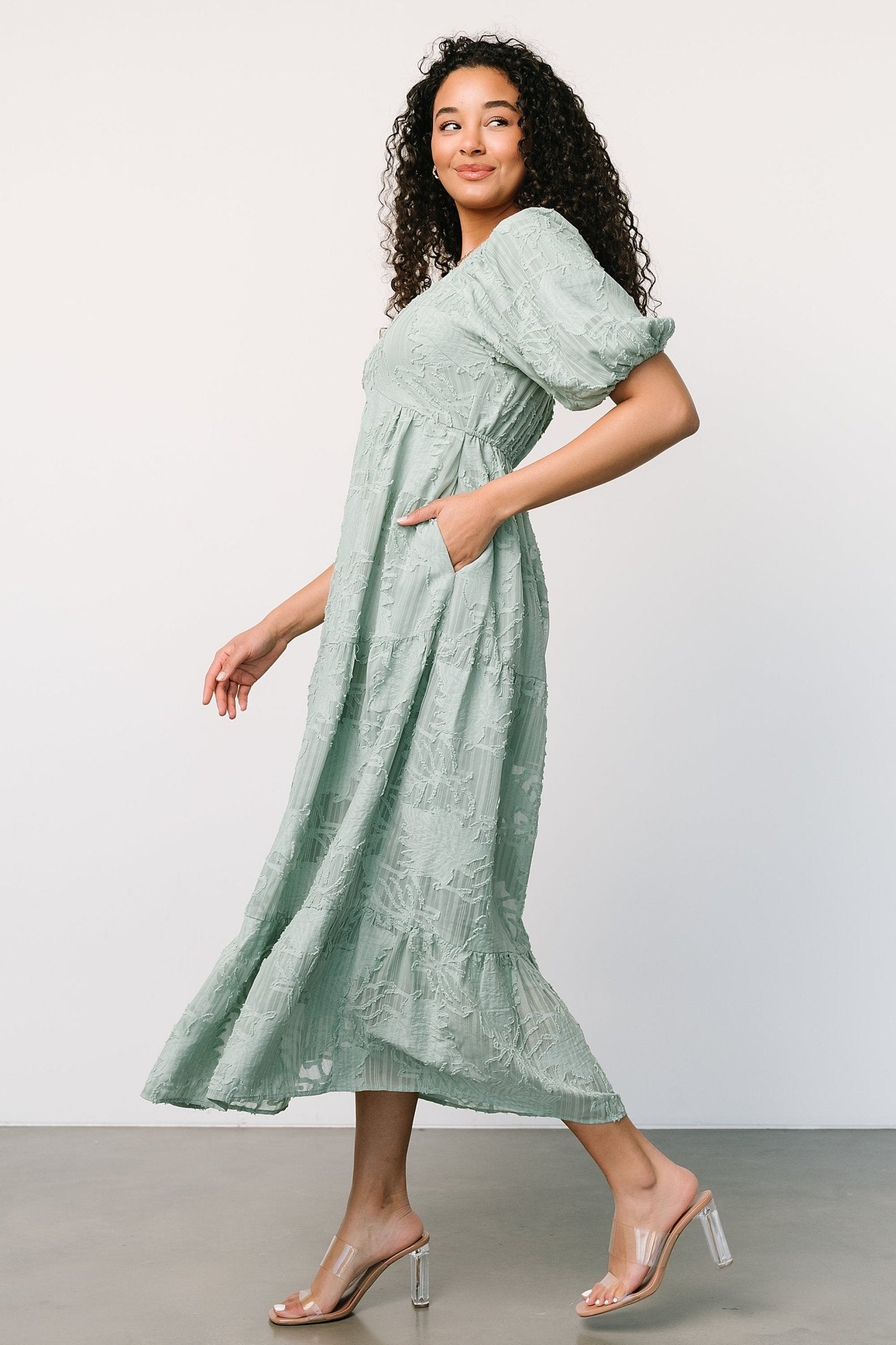 Hayward Dress | Sage Discount Pay With Paypal