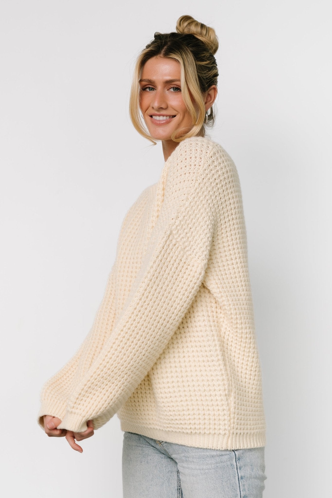 Sutherland Chunky Knit Sweater | Cream Sale Online Cheap