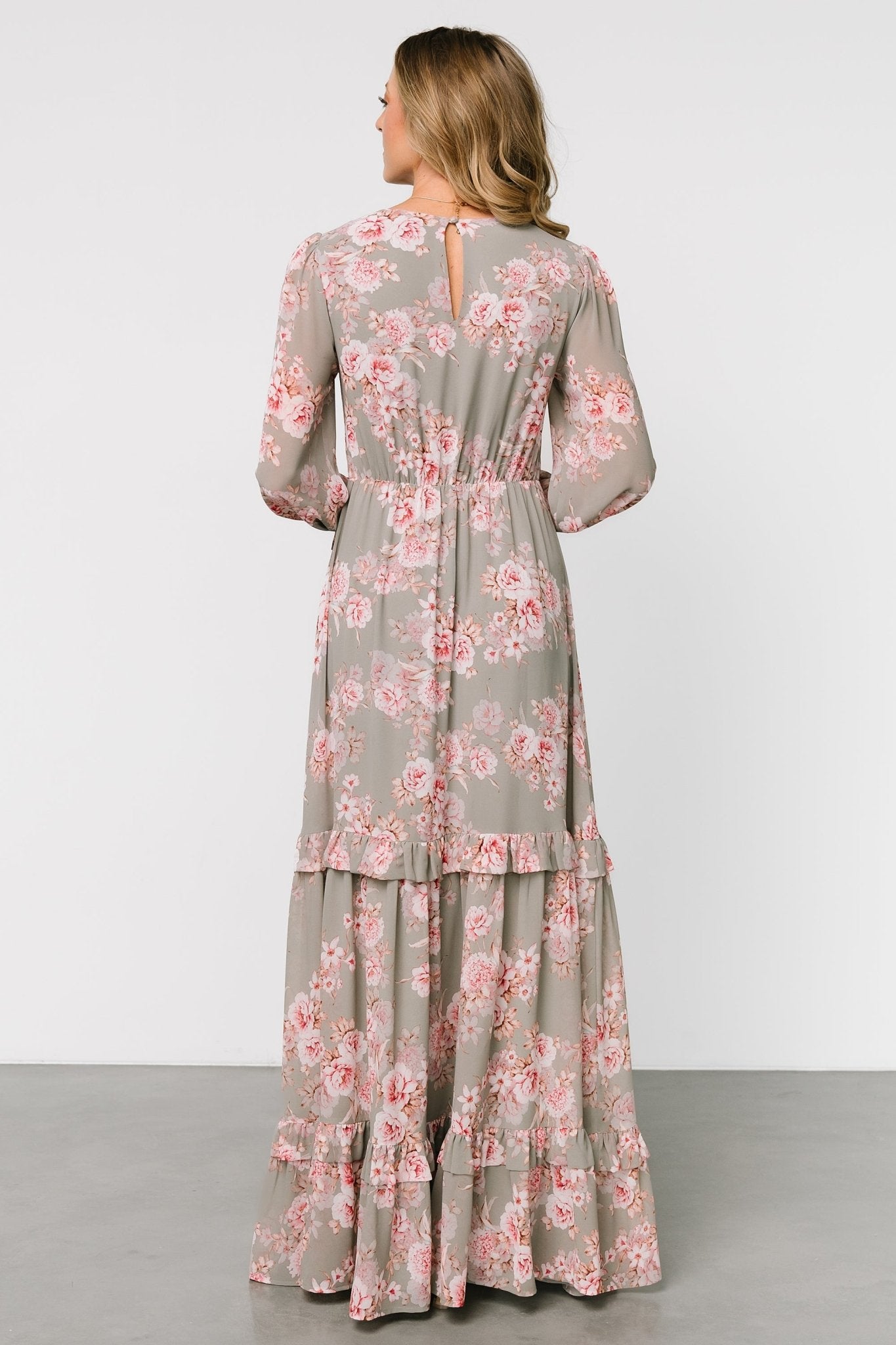 Liliana Maxi Dress | Dusty Sage + Rose Visa Payment For Sale