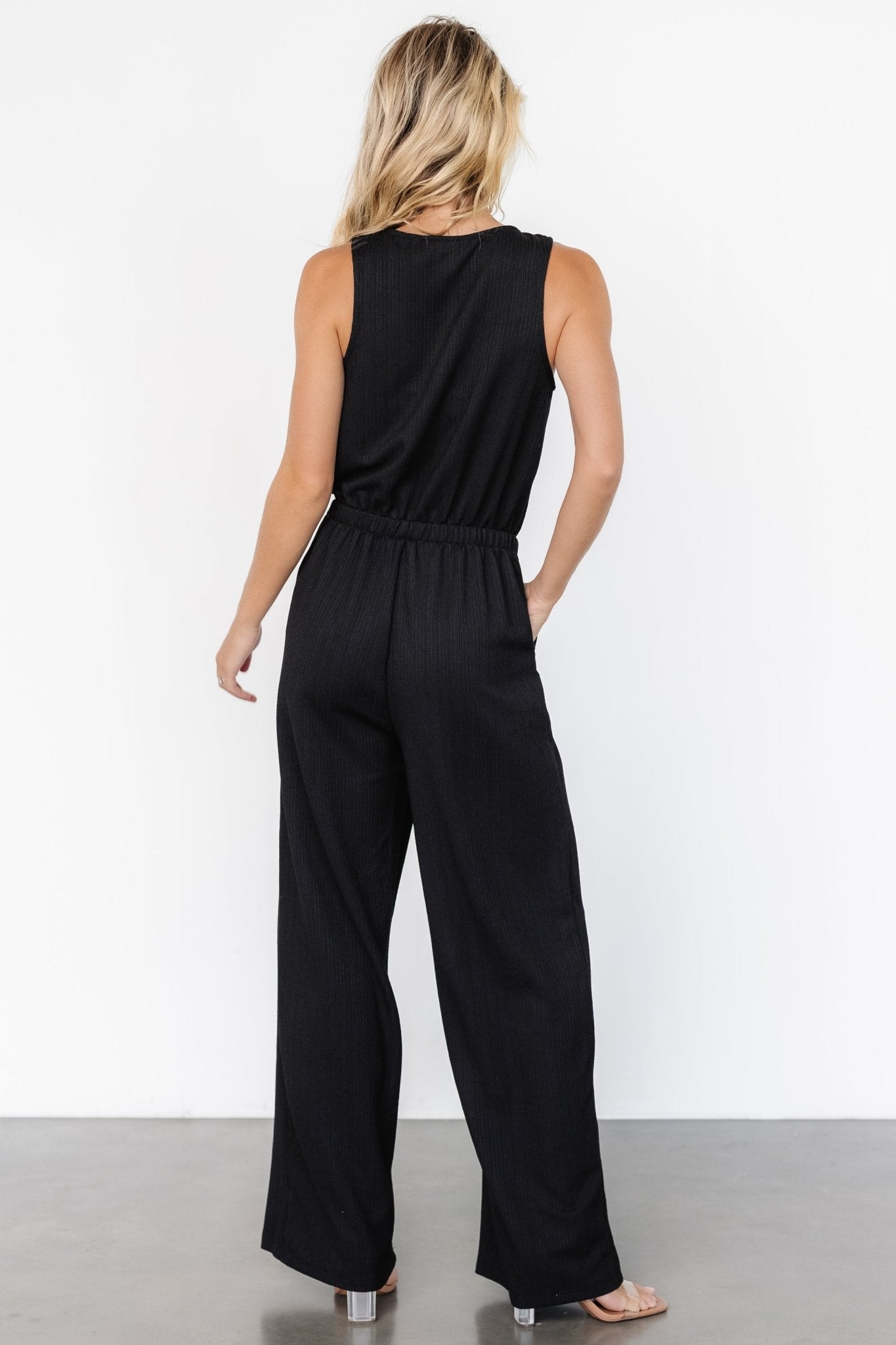 Ziva Tank Jumpsuit | Black Geniue Stockist Cheap Online