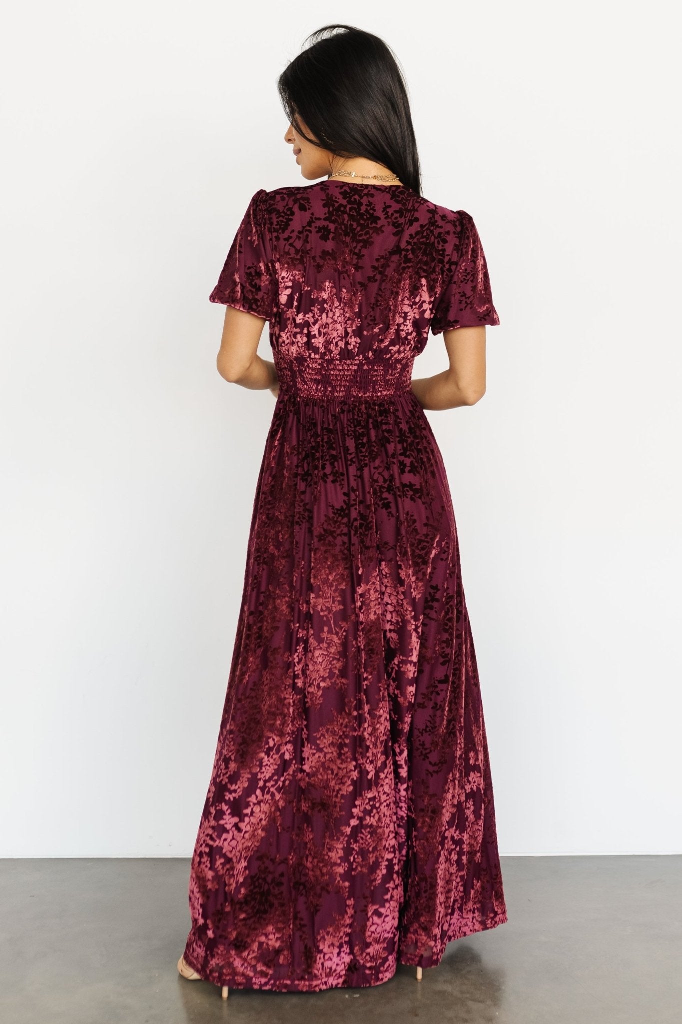 Leslie Velvet Maxi Dress | Mulberry Cheap Sale 2025 New