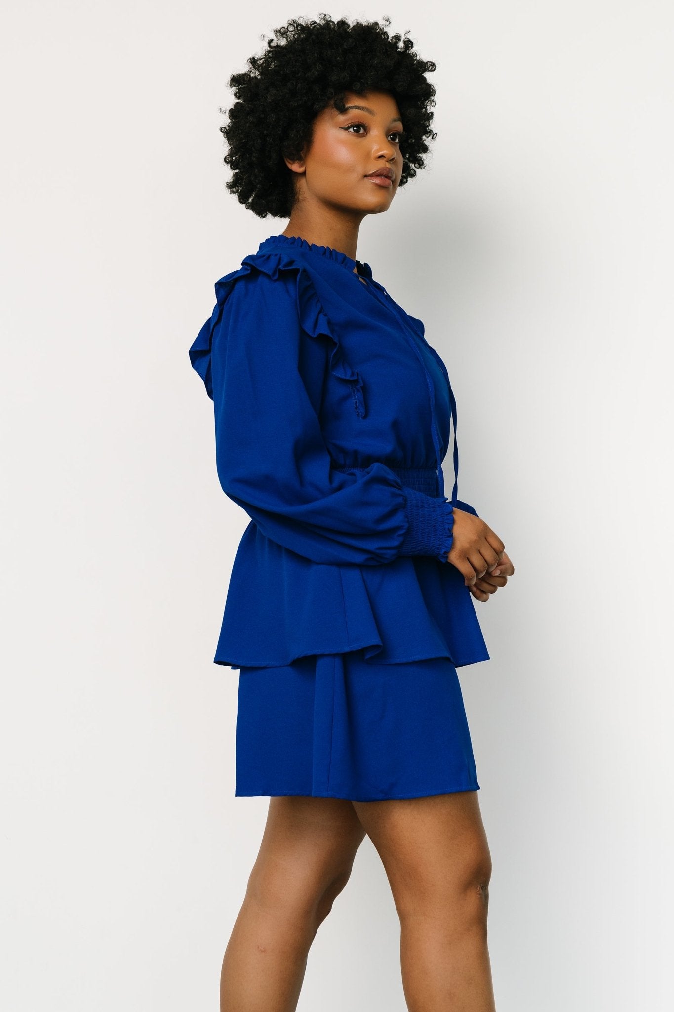 Maylee Tiered Short Dress | Cobalt Best Sale Cheap Pice