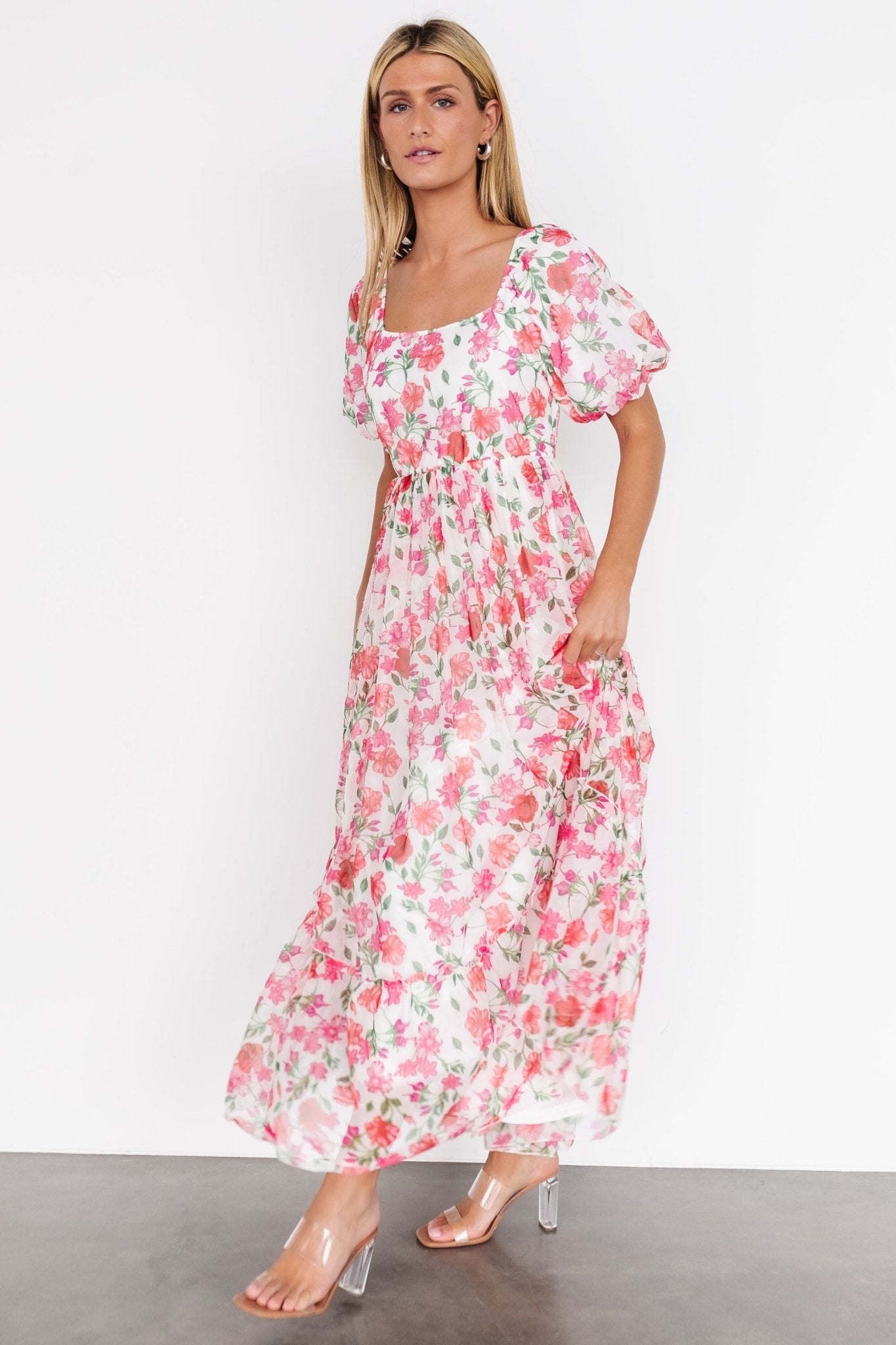 Margo Maxi Dress | Pink Multi Floral Best Place Sale Online