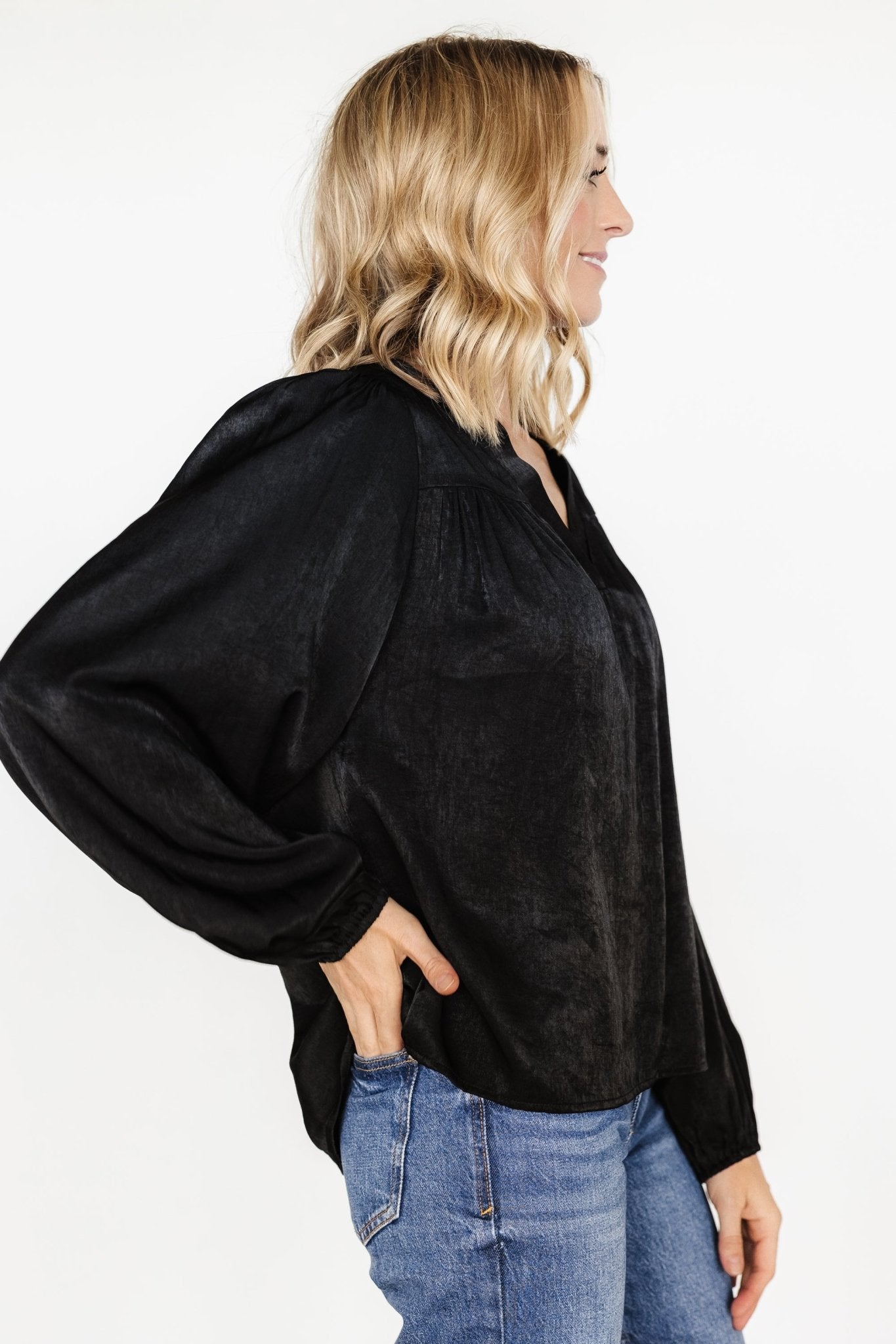 Alina Blouse | Black Cheap Sale Marketable