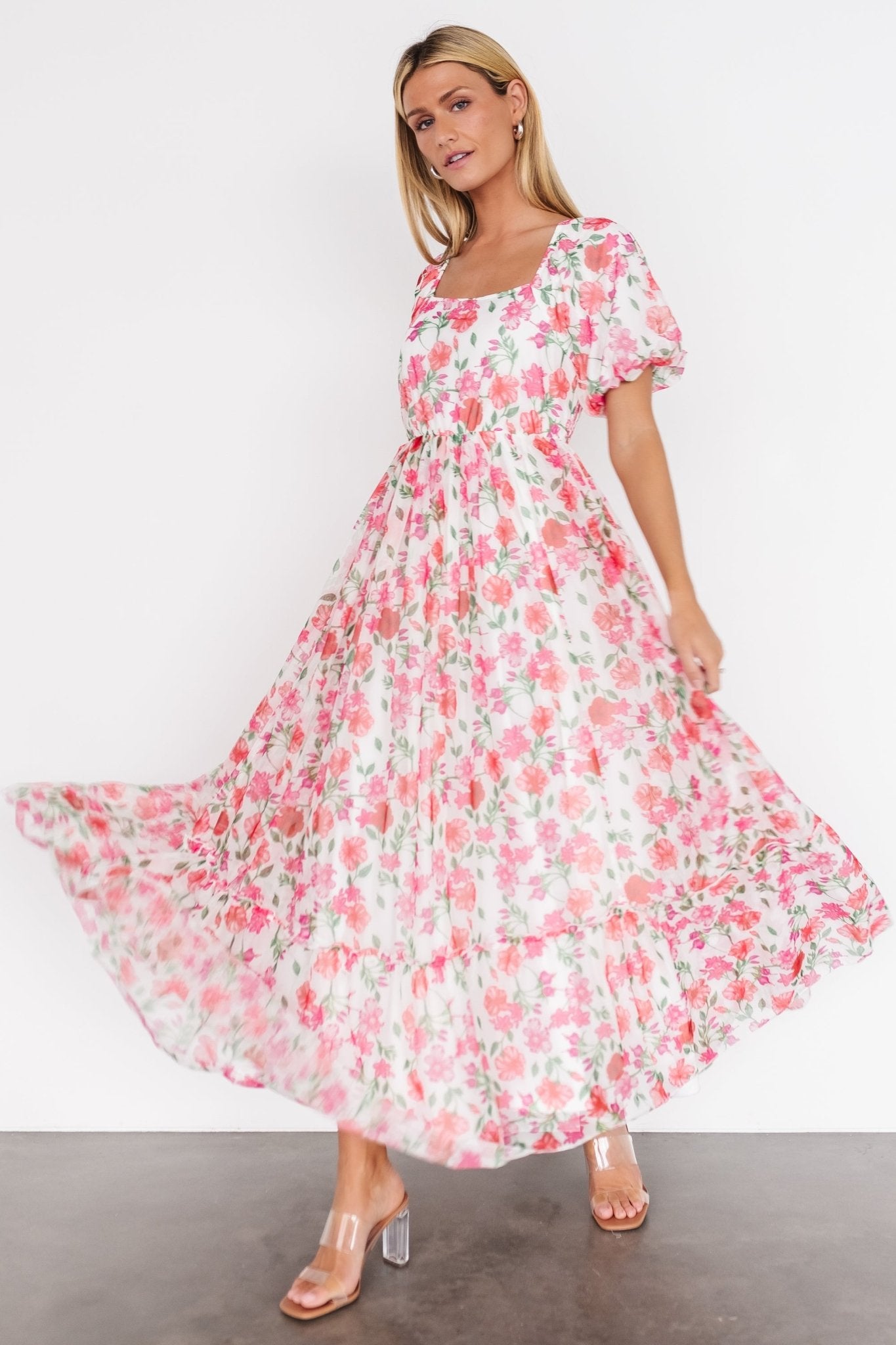 Margo Maxi Dress | Pink Multi Floral Best Place Sale Online