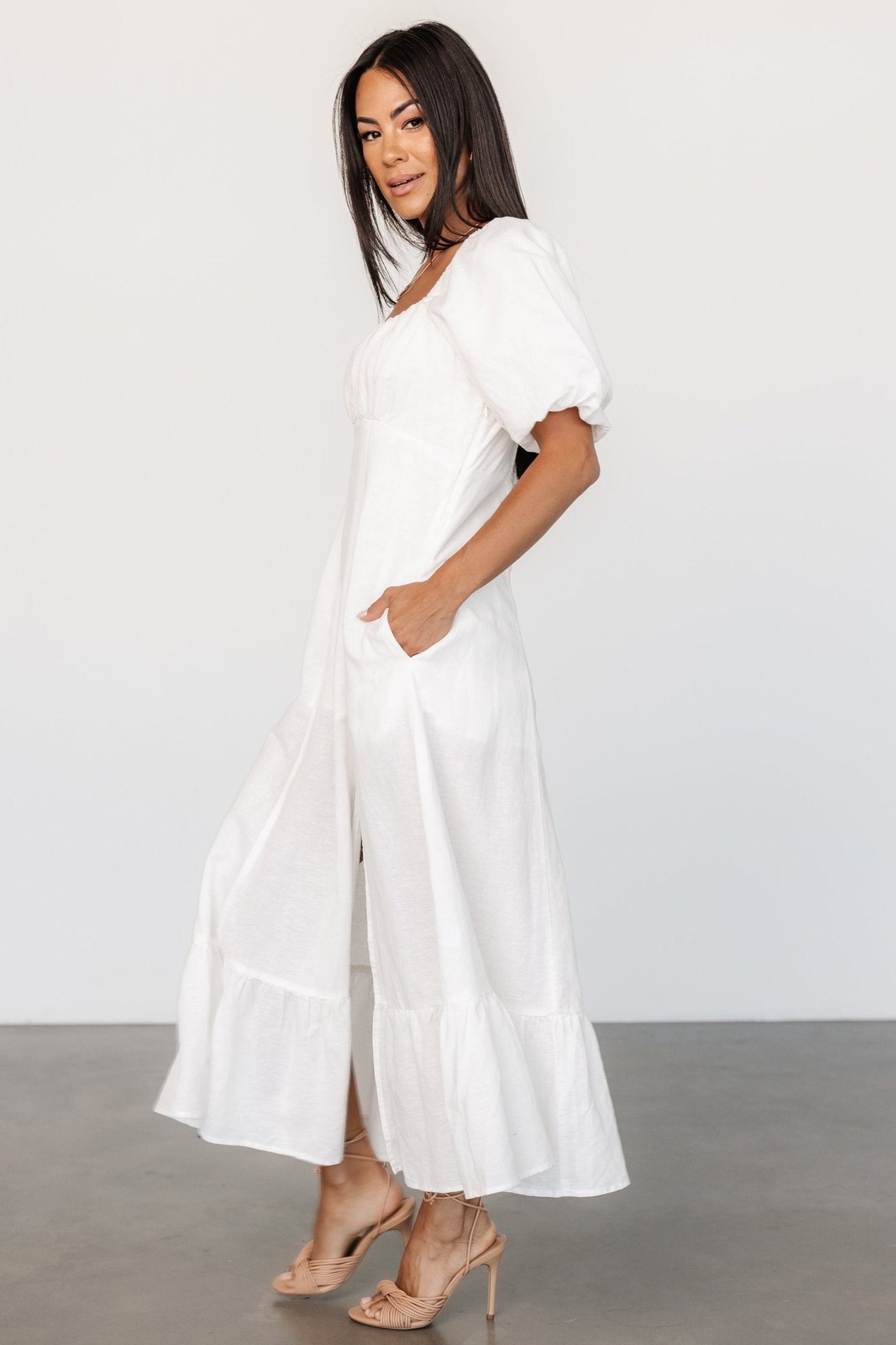 Millie Linen Dress | Off White Wholesale Pice Cheap Online