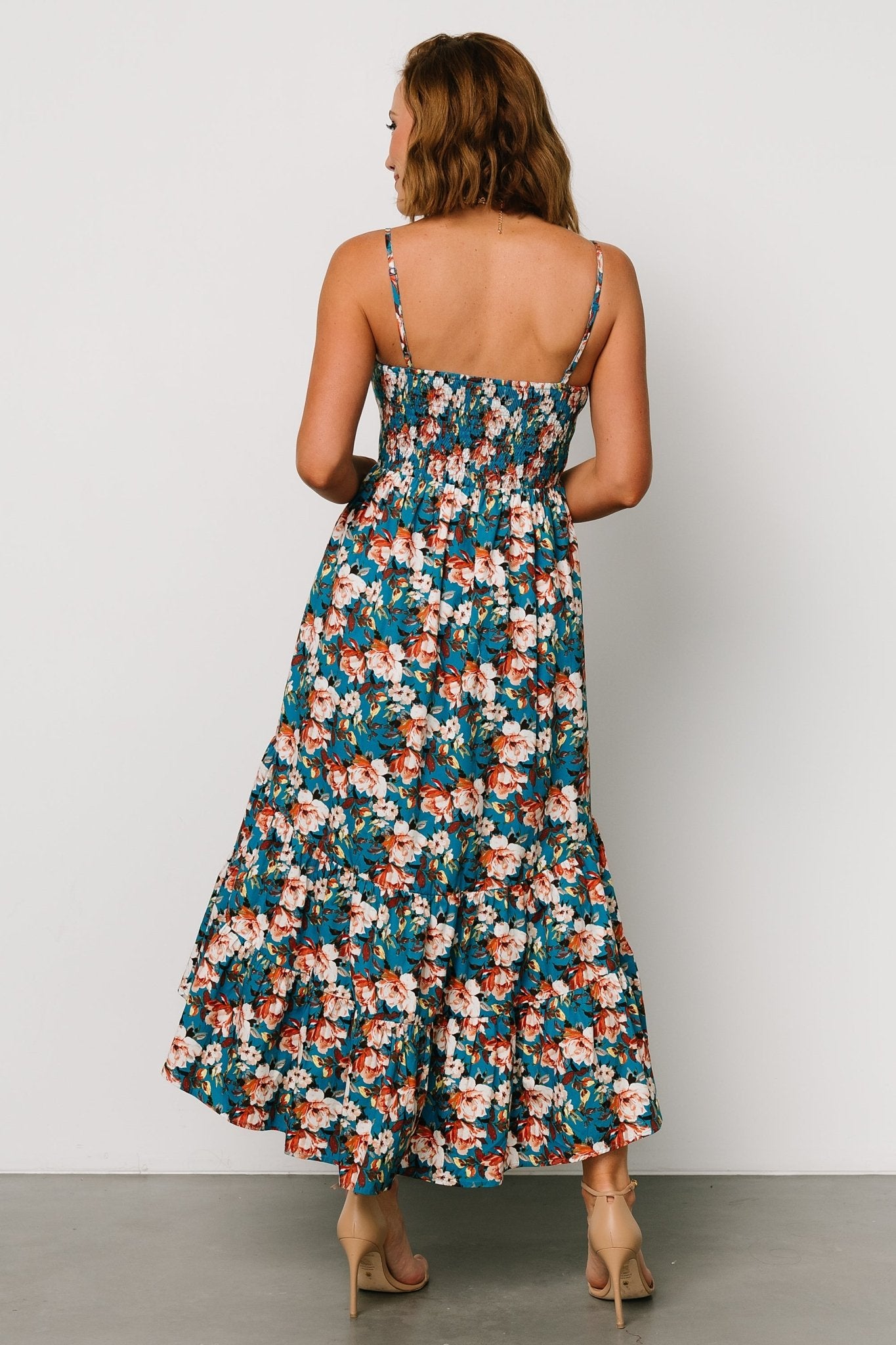 Shari Tank Maxi Dress | Deep Blue Floral Cheap Best Seller